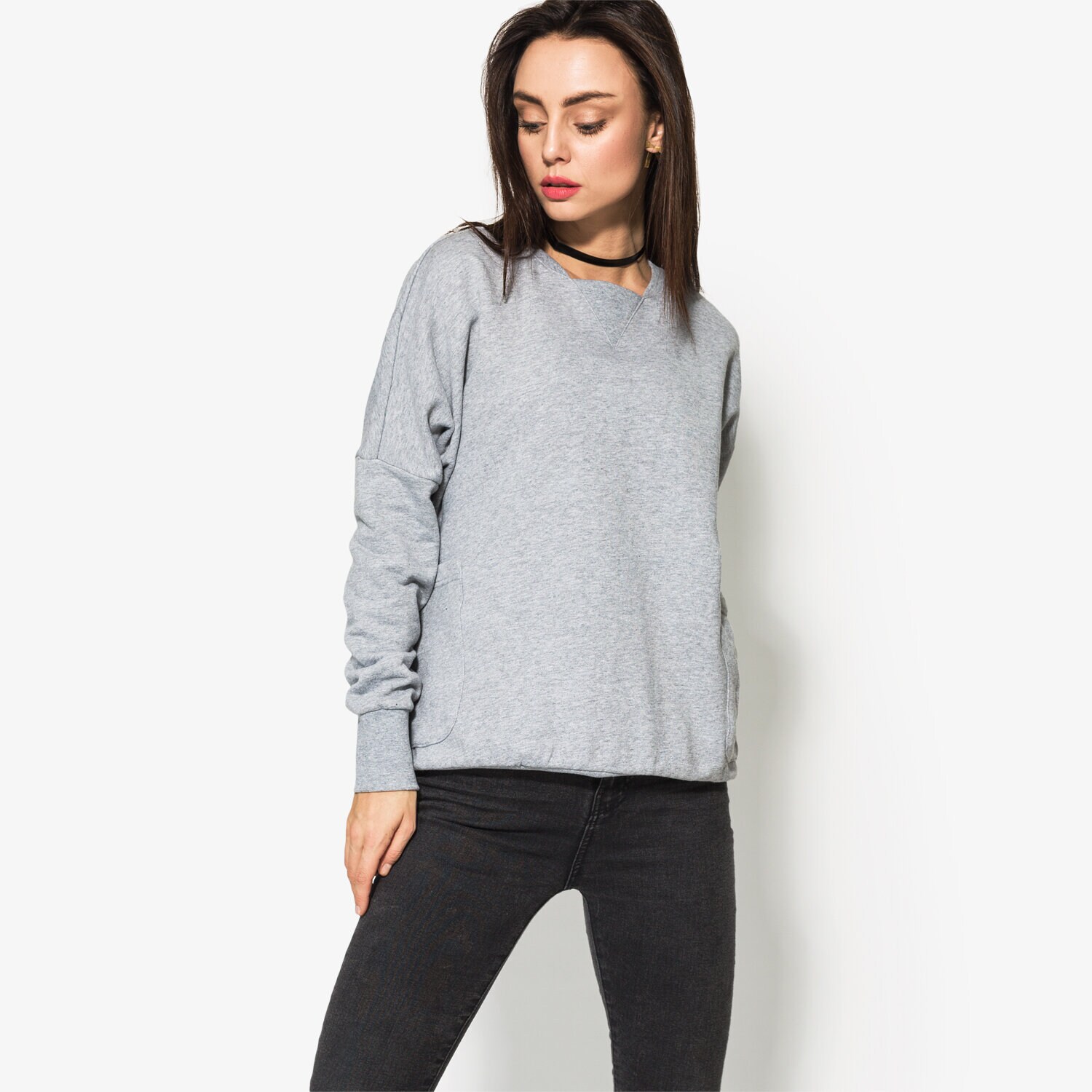 Bluza damska CONFRONT BLUZA BRIER CF18BLD09002 SZARY