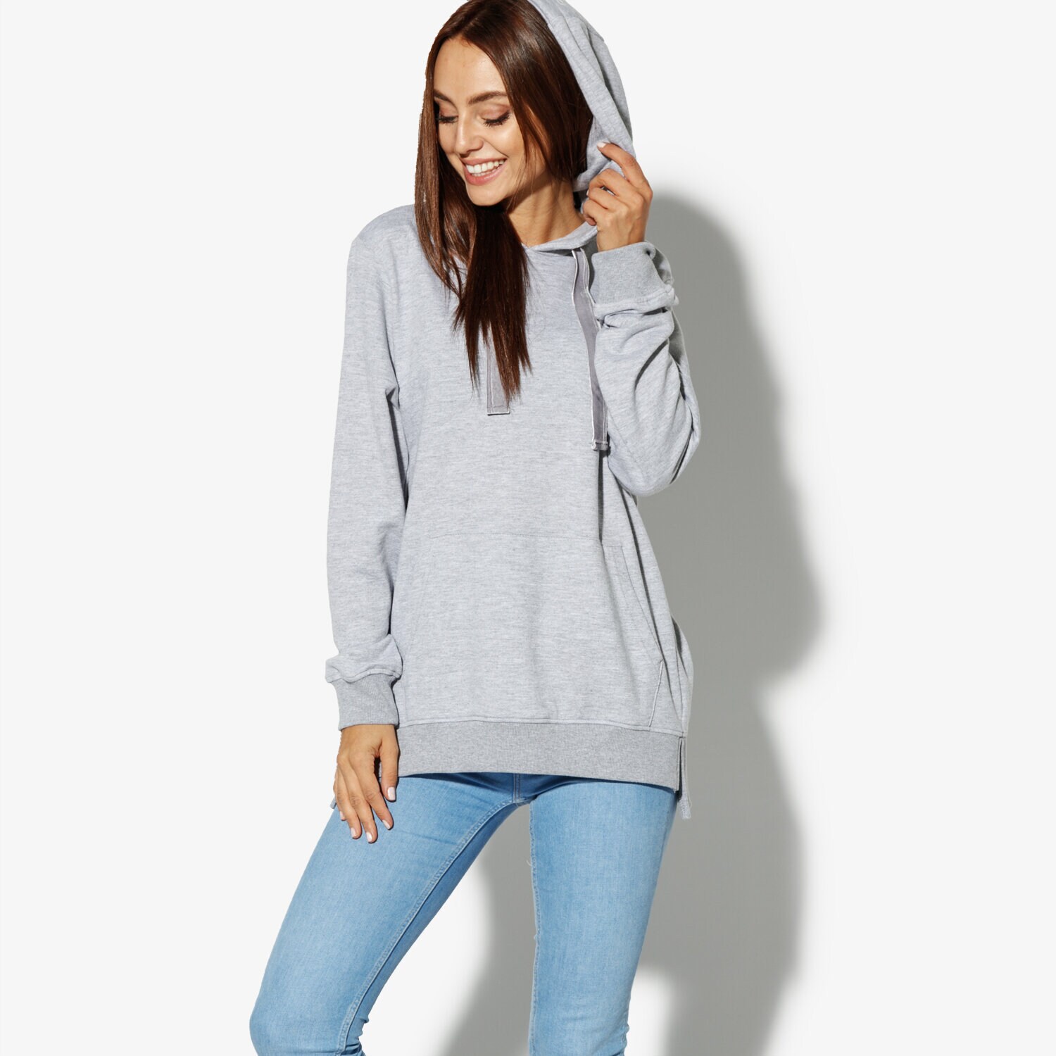 Bluza damska CONFRONT BLUZA FERN CF18BLD02002 SZARY