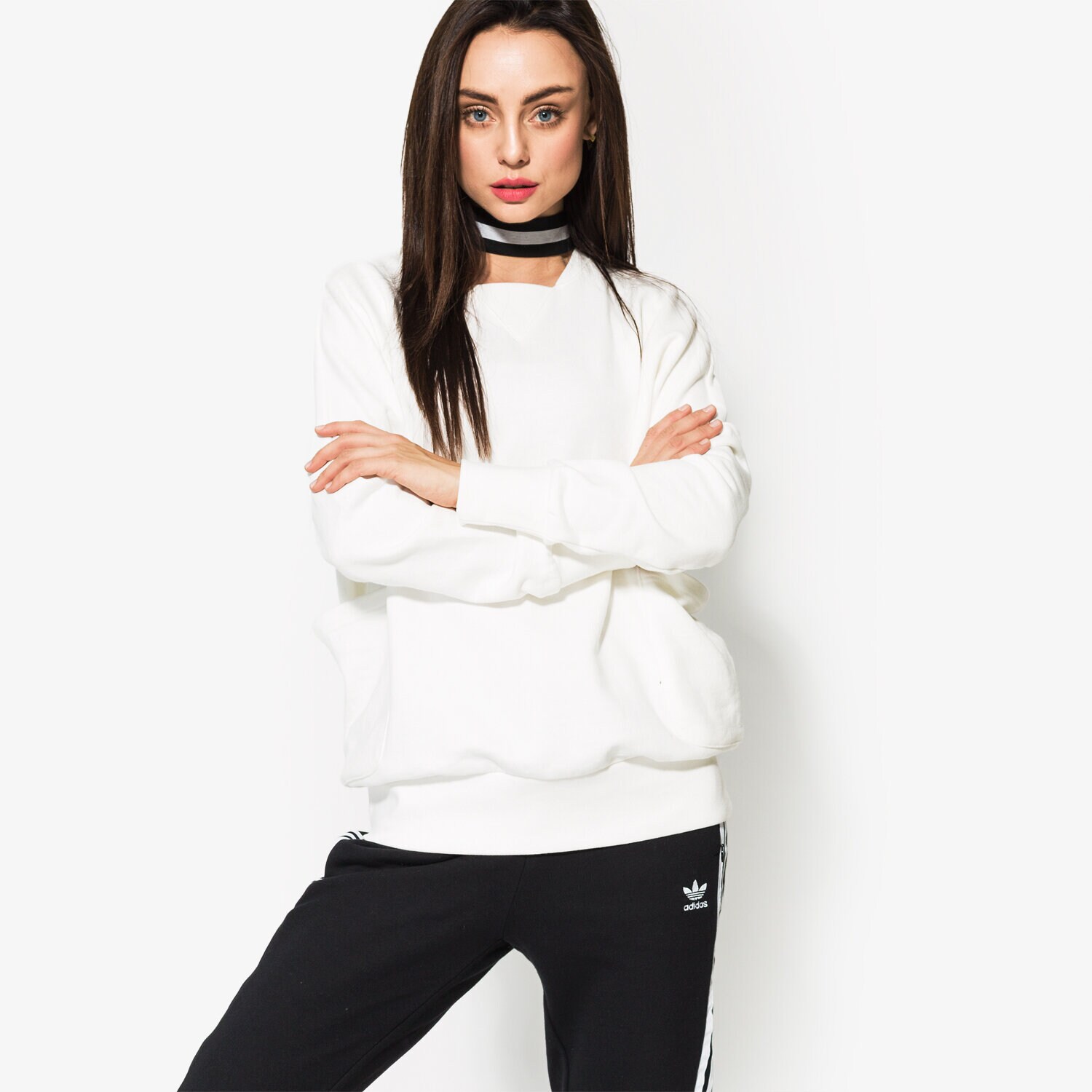 Bluza damska CONFRONT BLUZA BRIER CF18BLD09001 BIAŁY