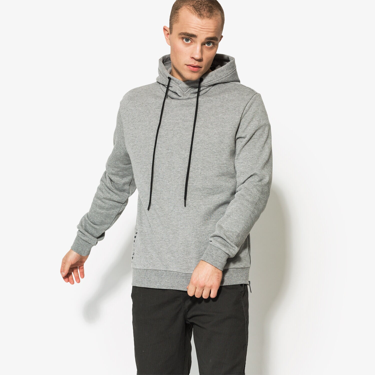 Bluza męska CONFRONT BLUZA BAS CF18BLM36001 SZARY