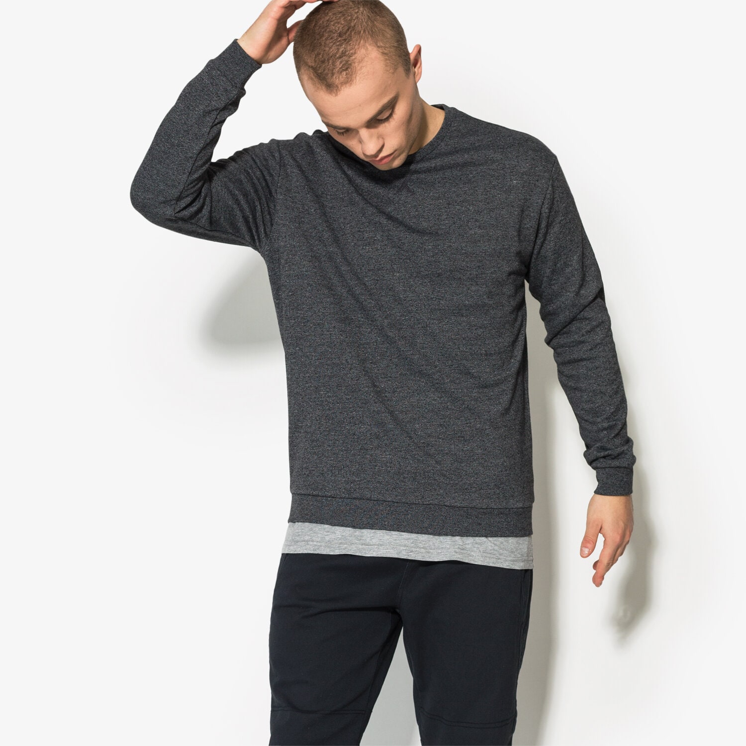 Bluza męska CONFRONT BLUZA TOM CF18BLM11001 SZARY