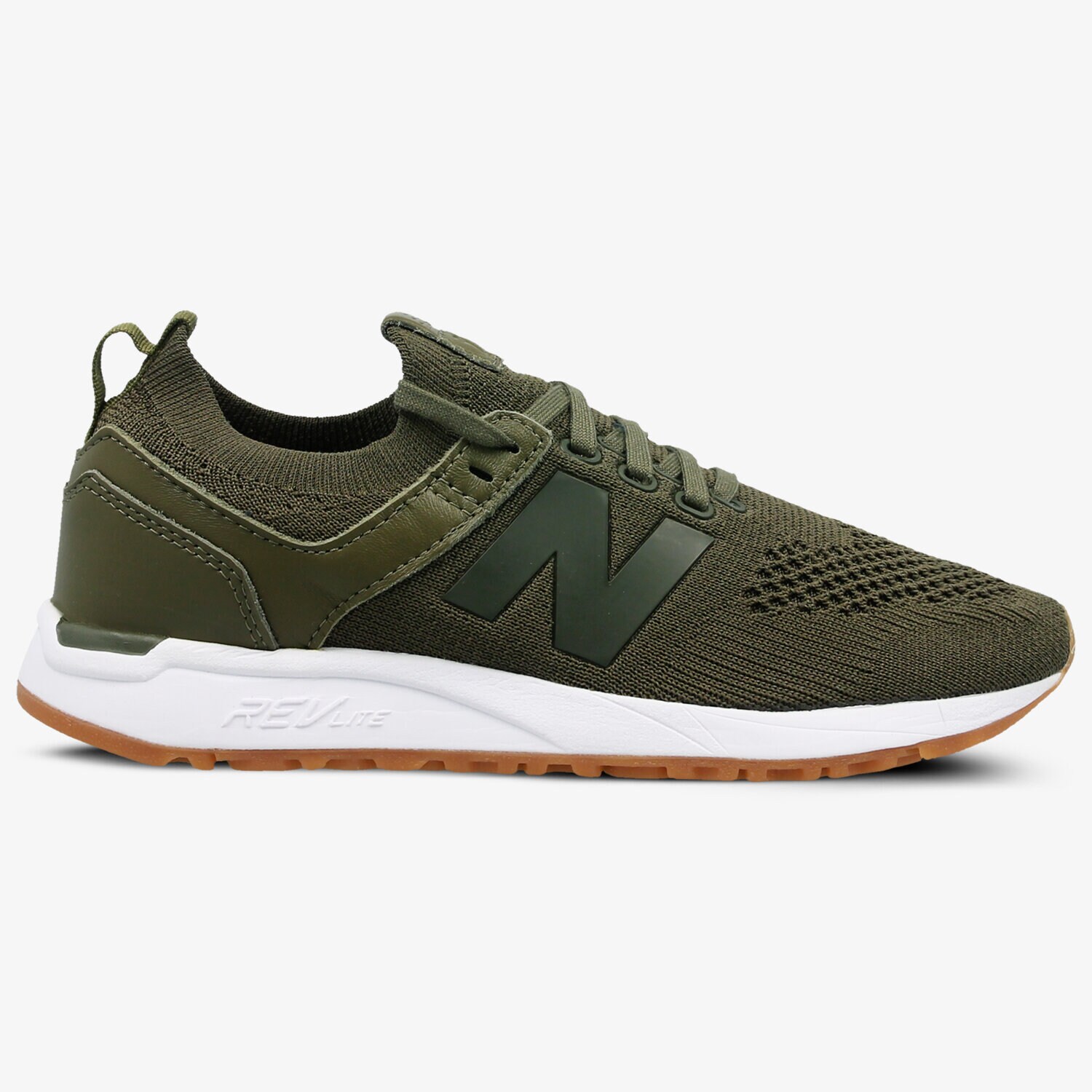 Buty sneakersy damskie NEW BALANCE WRL247SR WRL247SR ZIELONY