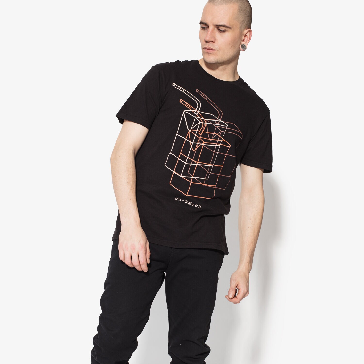 Koszulka, t-shirt sportowy męski CONFRONT T-SHIRT SS JUNIPER CF18TSM16001 CZARNY