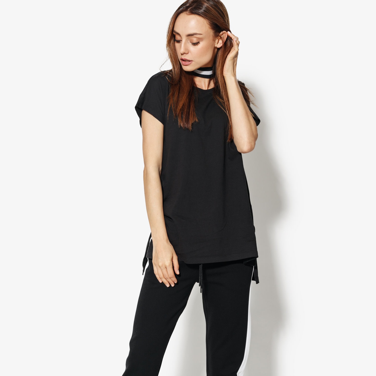 Koszulka, t-shirt damski CONFRONT T-SHIRT SS WILLOW CF18TSD07006 CZARNY