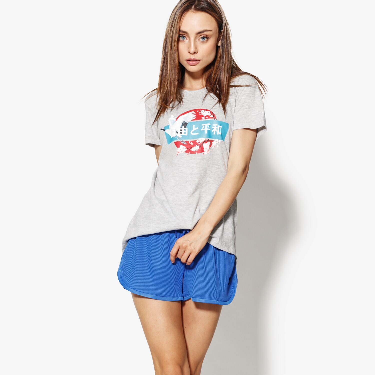 Koszulka, t-shirt damski CONFRONT T-SHIRT SS YUCCA CF18TSD18001 SZARY