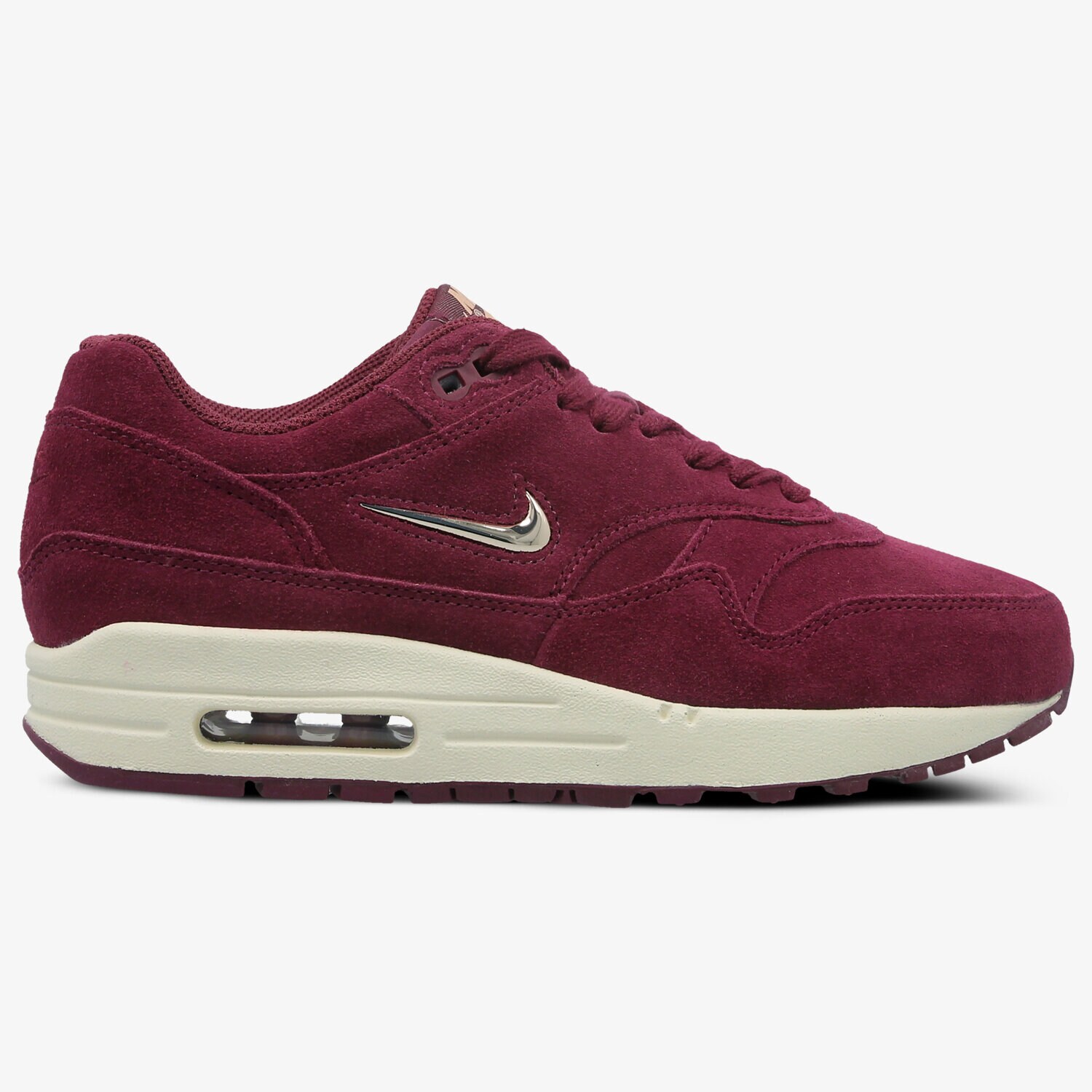 Buty sneakersy damskie NIKE AIR MAX 1 PREMIUM SC  AA0512-600 BORDOWY