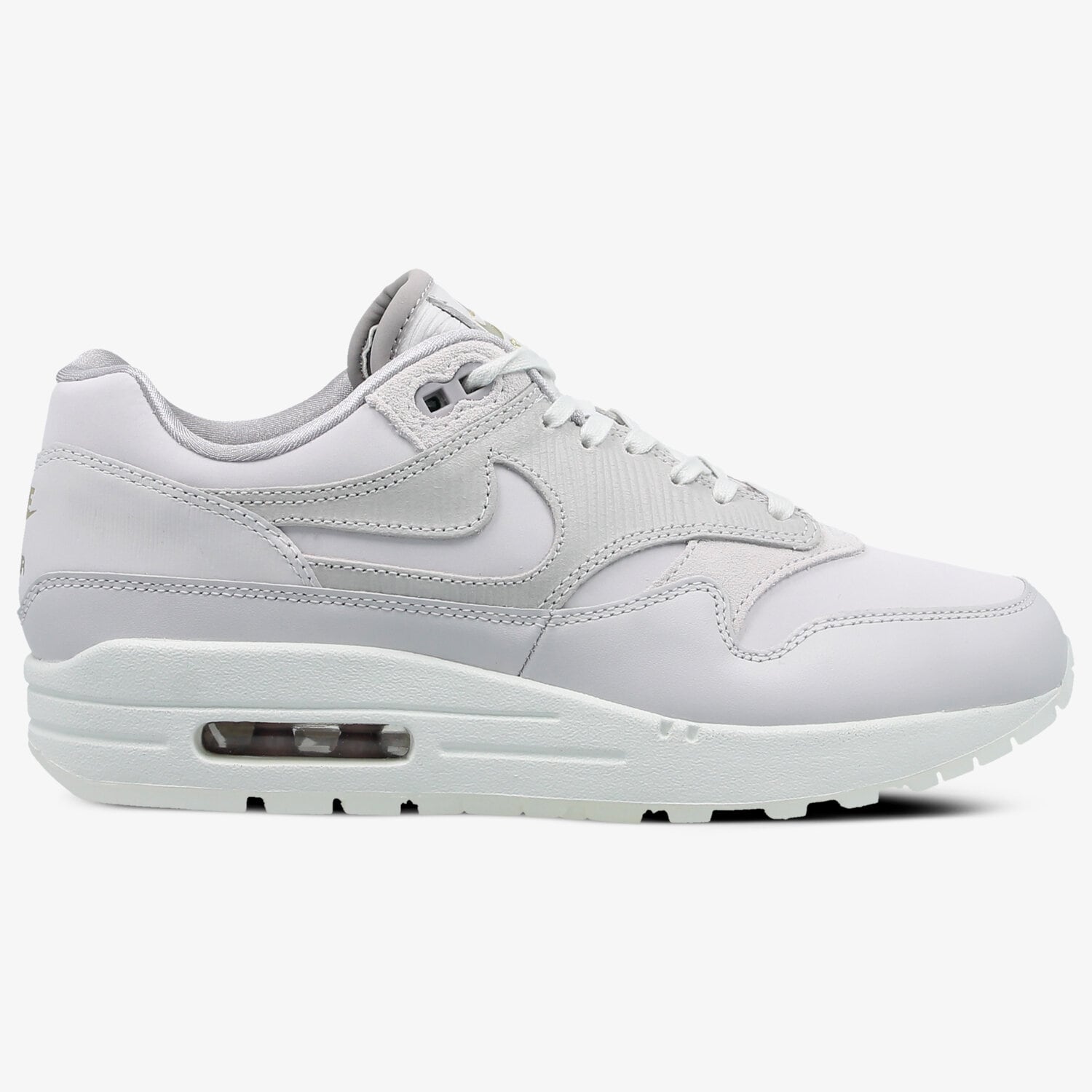 Buty sneakersy damskie NIKE WMNS AIR MAX 1 PRM 454746-017 BEŻOWY