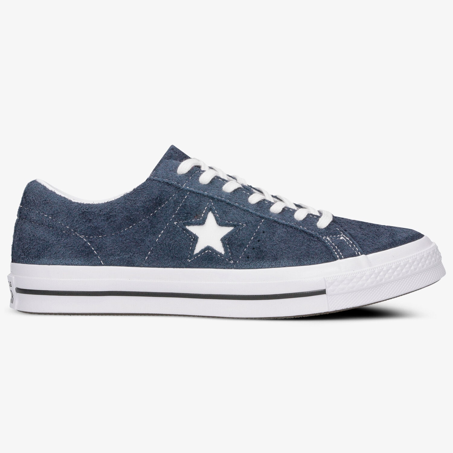 Buty sneakersy męskie CONVERSE ONE STAR 158371CM GRANATOWY