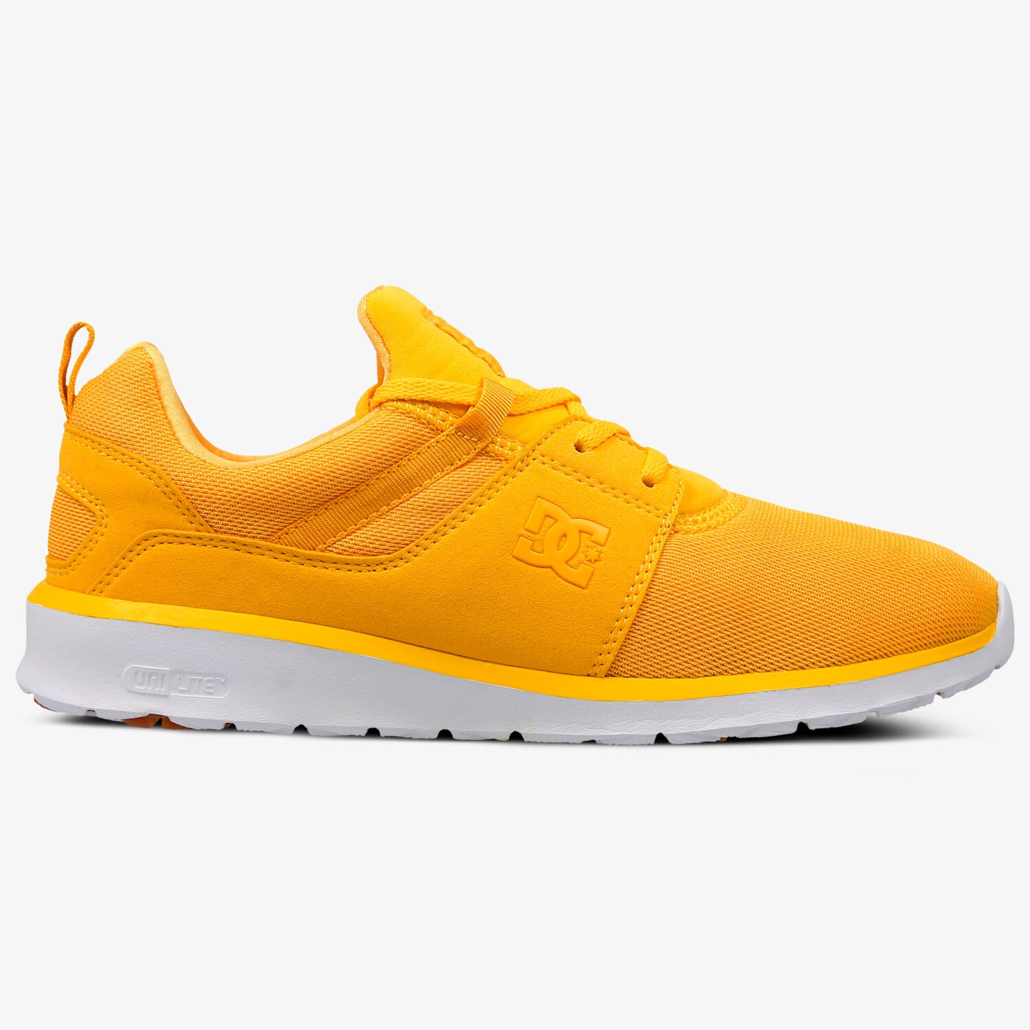 Buty sneakersy męskie DC HEATHROW ADYS700071YWG ŻÓŁTY