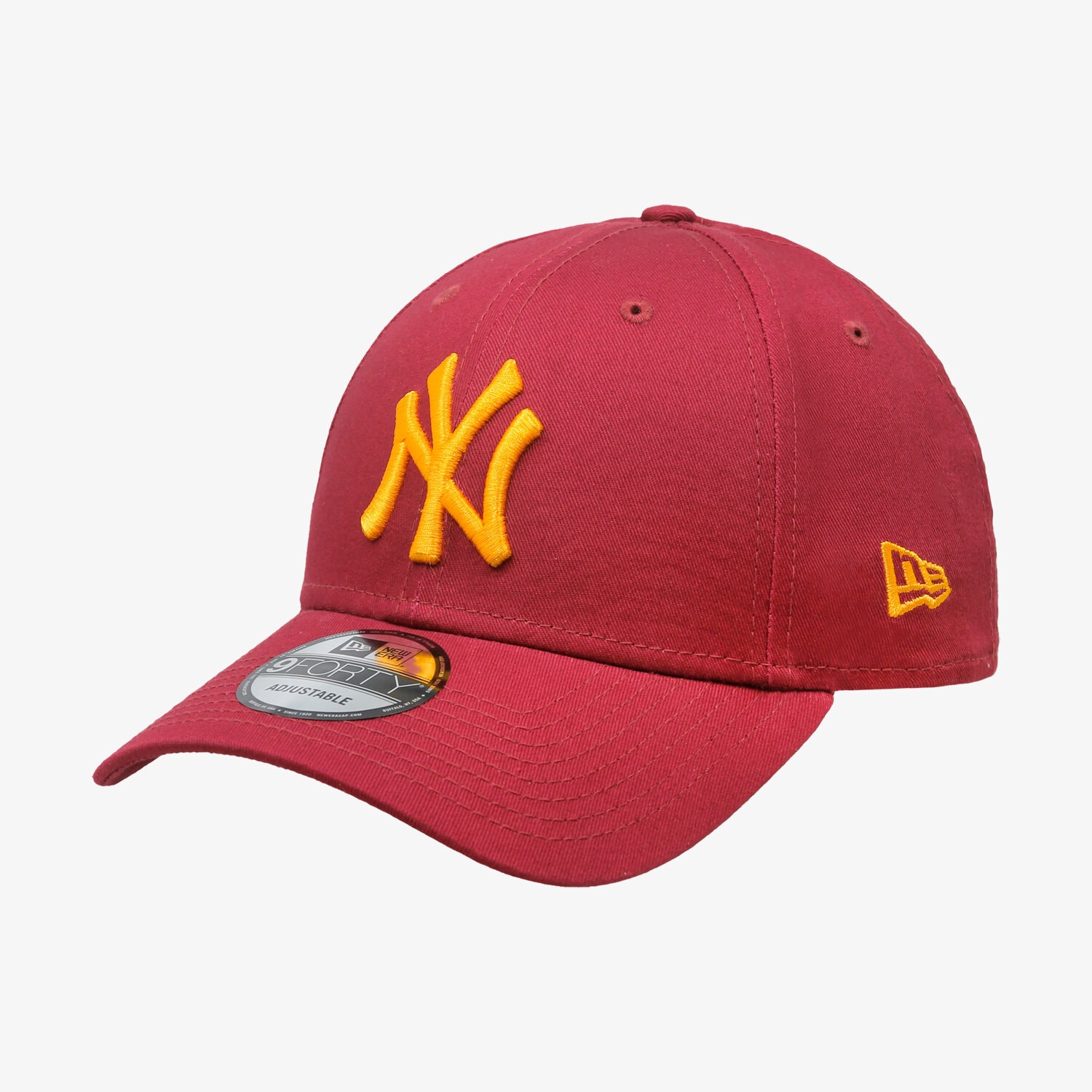 Czapka z daszkiem męska NEW ERA CZAPKA LEAGUE ESSENTIAL 9FORTY NEW YORK YANKEES CARD 80536629 BORDOWY