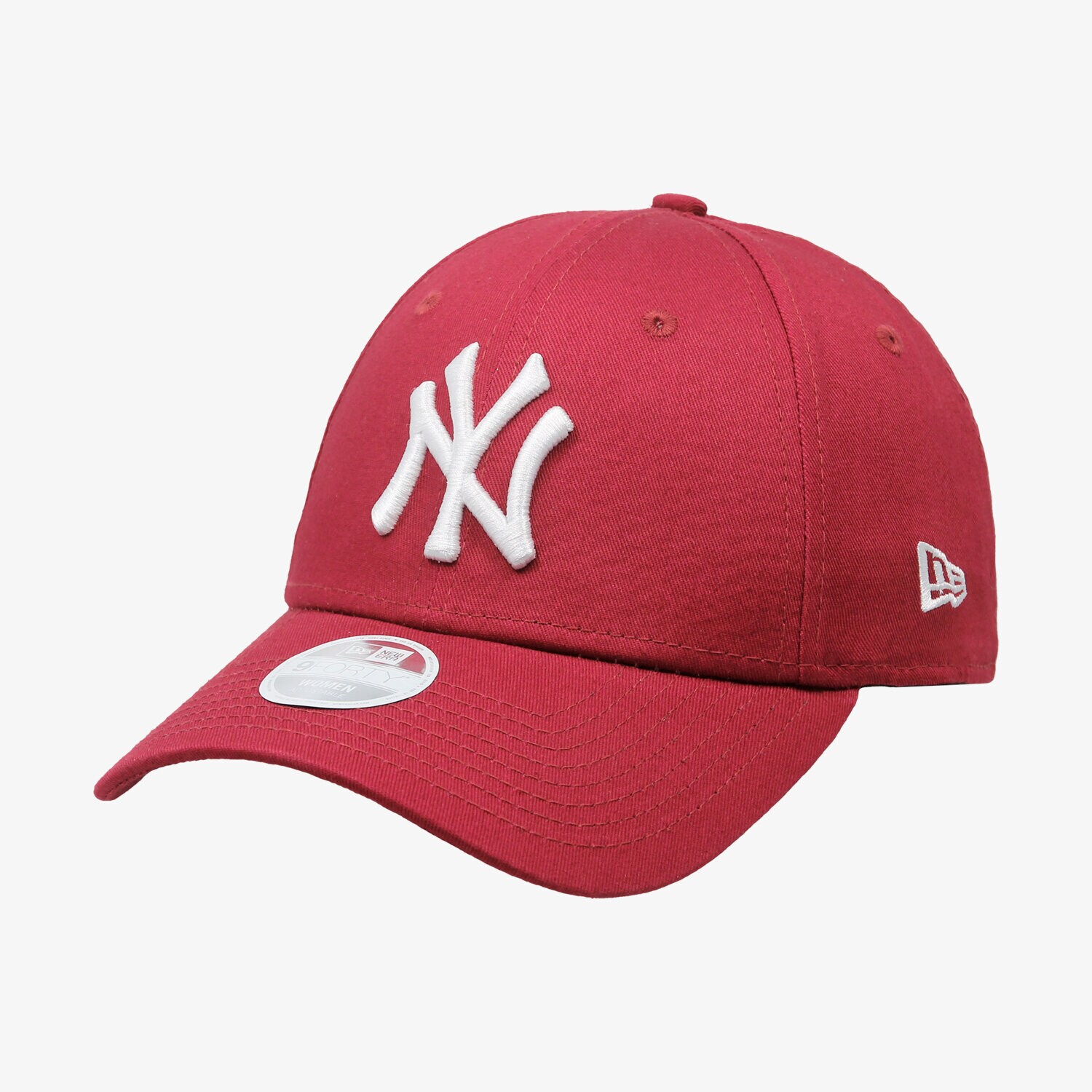 Czapka z daszkiem damska NEW ERA CZAPKA W'S ESSENTIAL 9FORTY NEW YORK YANKEES CARDINA 80536603 BORDOWY