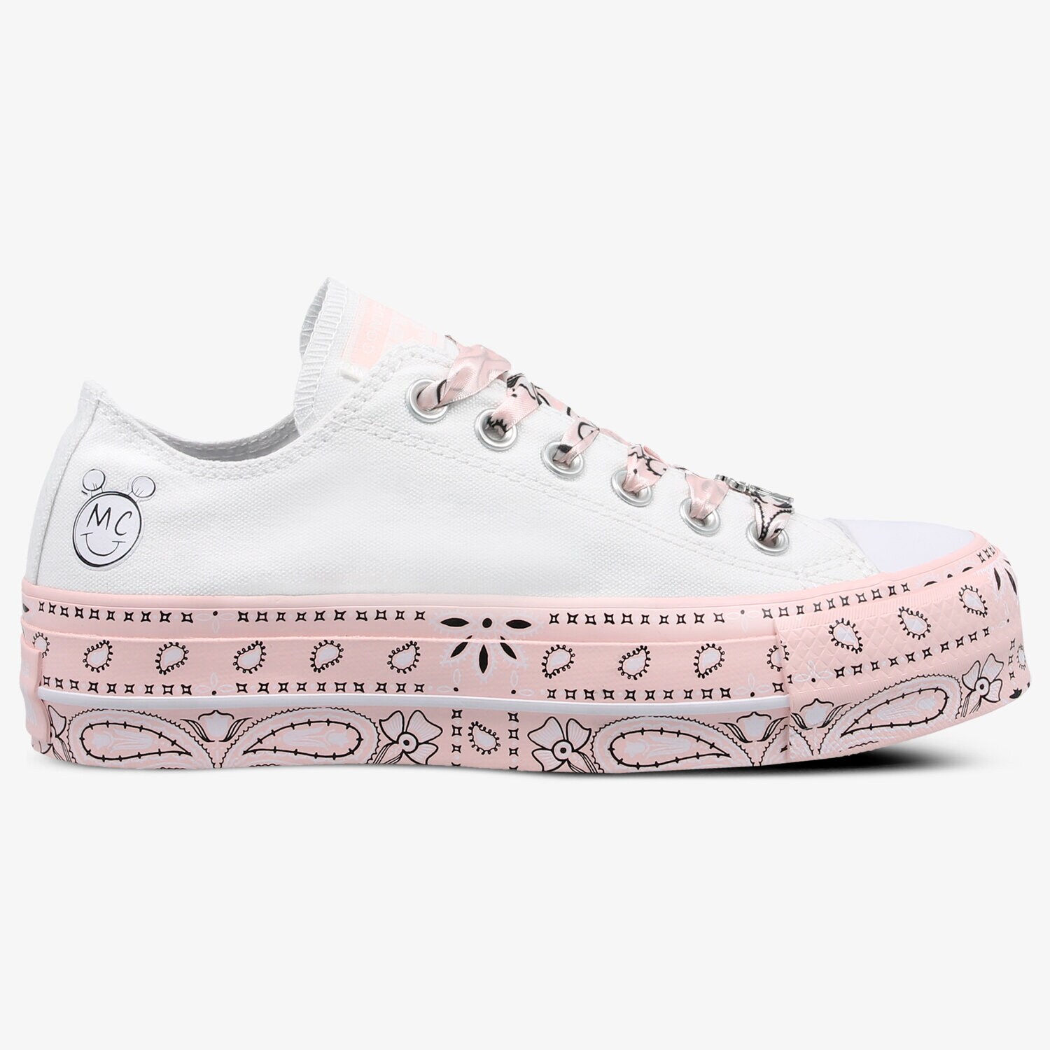 Damskie trampki, tenisówki CONVERSE CHUCK TAYLOR ALL STAR LIFT OX C562236 BIAŁY