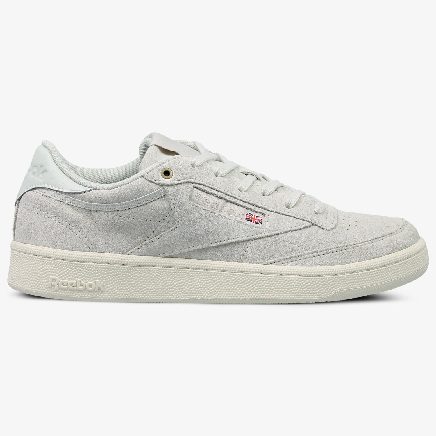 Buty sneakersy damskie REEBOK CLUB C 85 MONTANA CANS CM9296 BEŻOWY