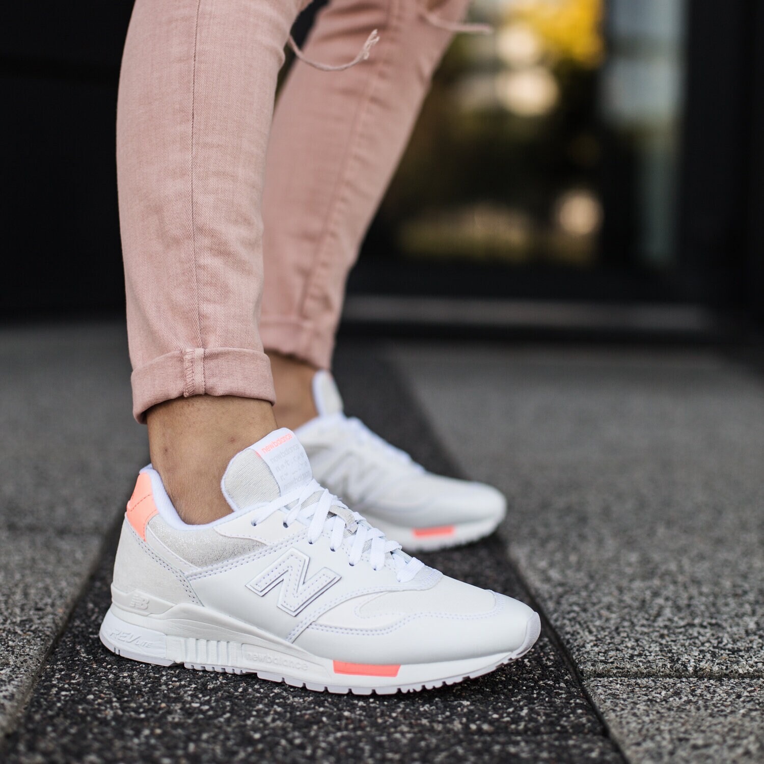 Buty sneakersy damskie NEW BALANCE WL840WF WHITE (100) WL840WF BIAŁY