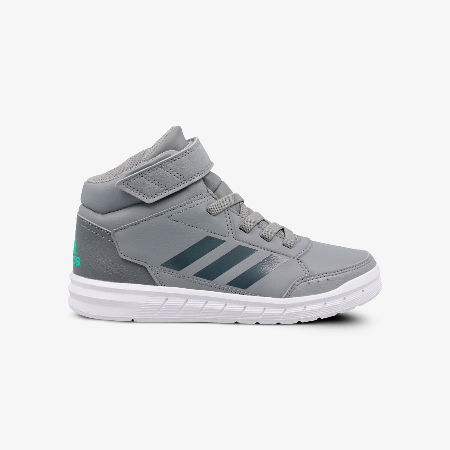 Buty zimowe, trekkingowe, outdoor dla dzieci ADIDAS ALTASPORT MID EL K AH2553 SZARY
