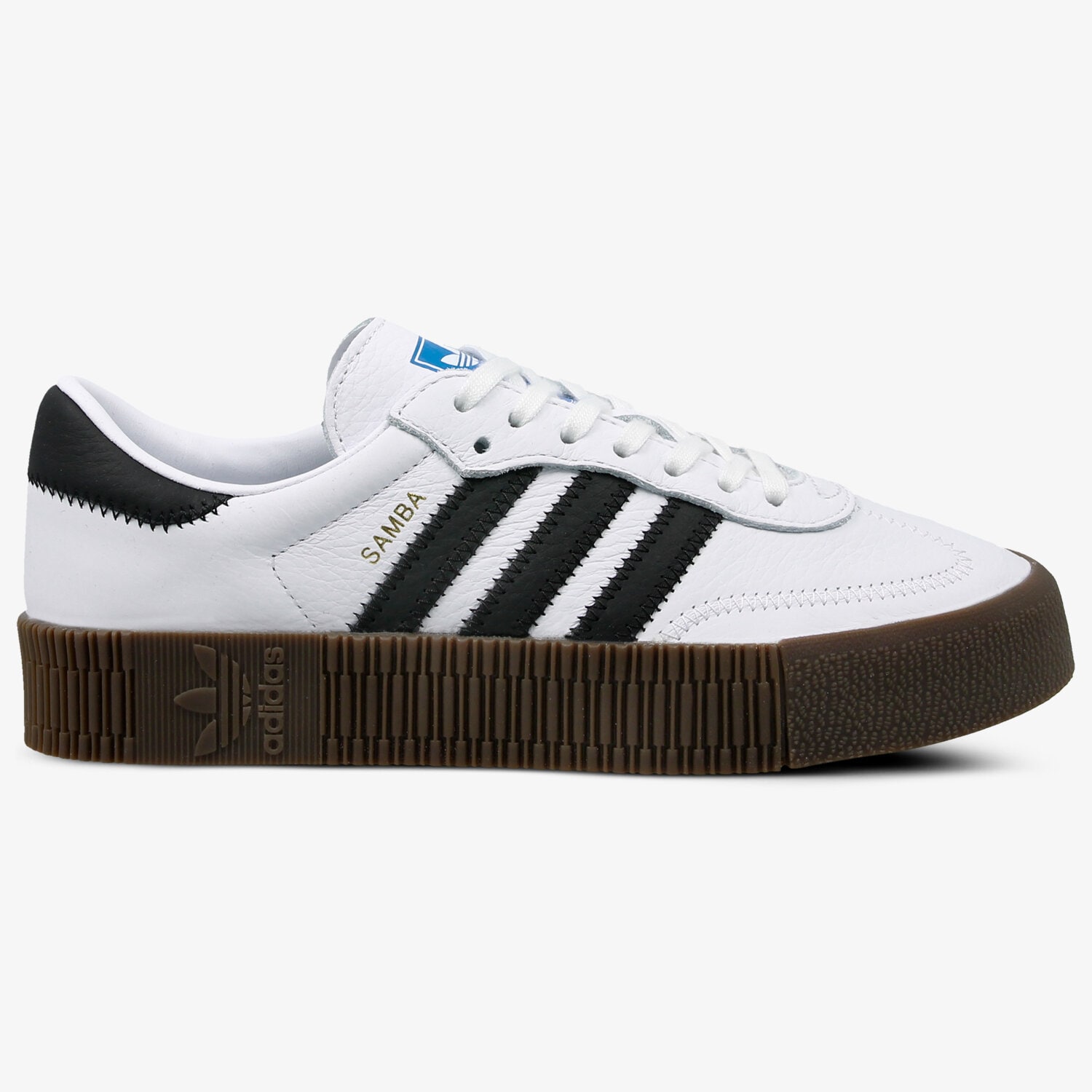 Buty sneakersy damskie ADIDAS SAMBAROSE W AQ1134 BIAŁY