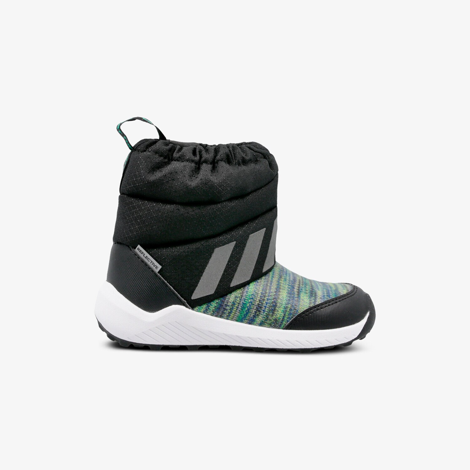 Buty zimowe, trekkingowe, outdoor dla dzieci ADIDAS RAPIDASNOW BTW I AH2606 CZARNY