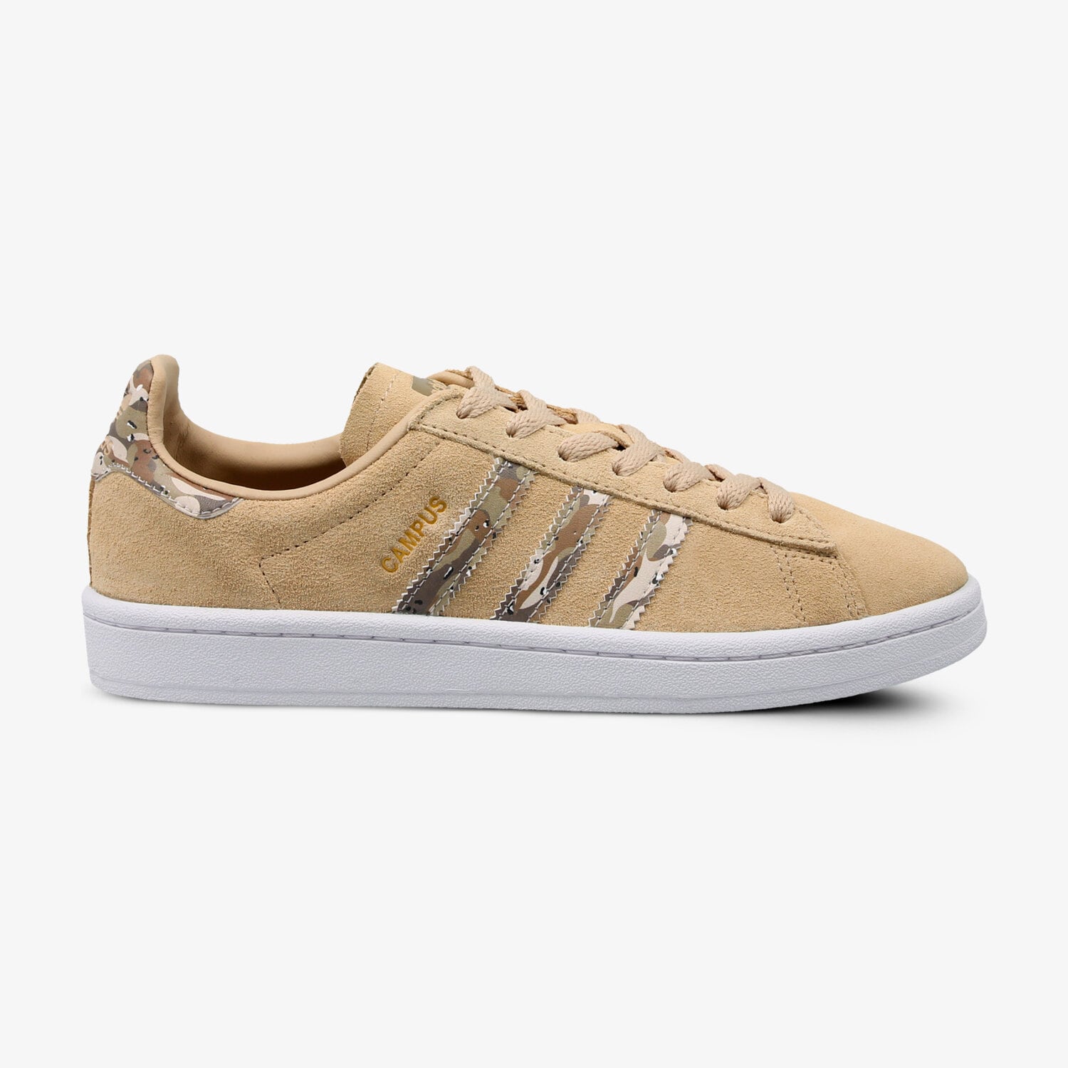 Buty sneakersy dla dzieci ADIDAS CAMPUS J B38004 BEŻOWY