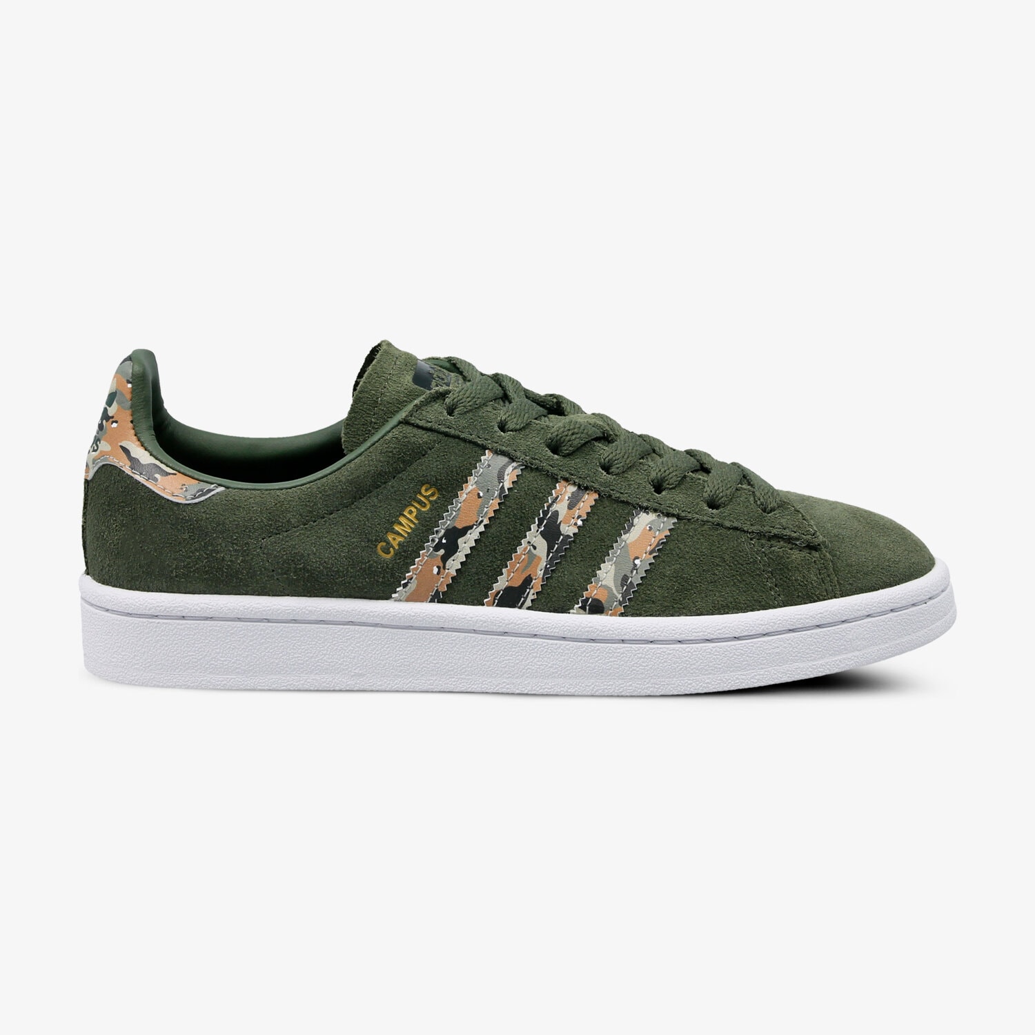 Buty sneakersy dla dzieci ADIDAS CAMPUS J AQ1217 ZIELONY