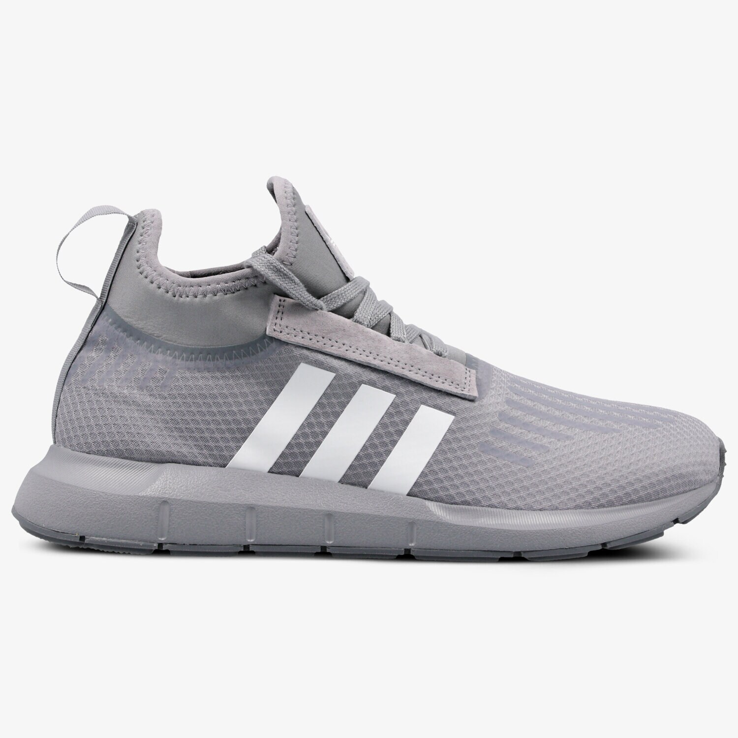 Buty sneakersy męskie ADIDAS SWIFT RUN BARRIER AQ1024 SZARY