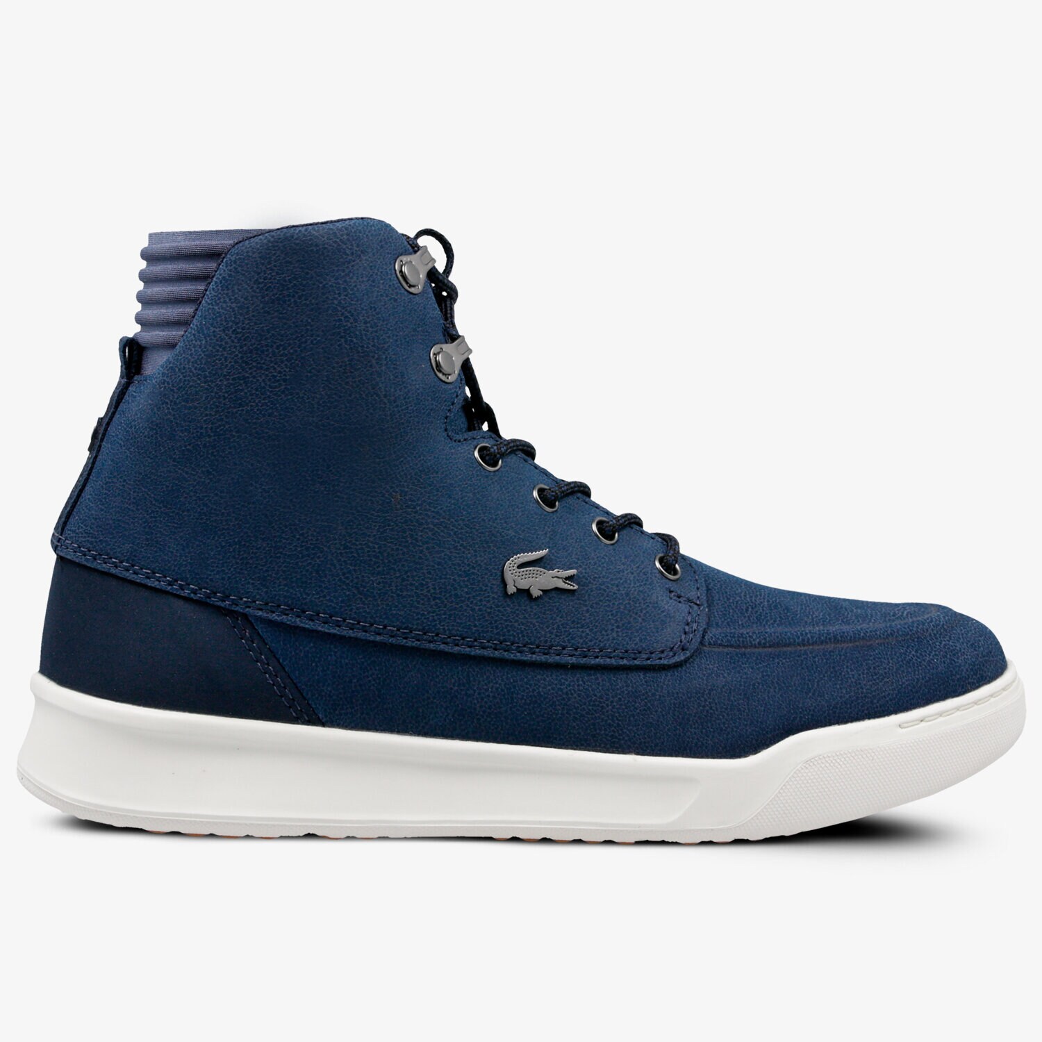 Buty sneakersy męskie LACOSTE EXPLORATEUR TECH HI3181 736CAM0034ND1 GRANATOWY