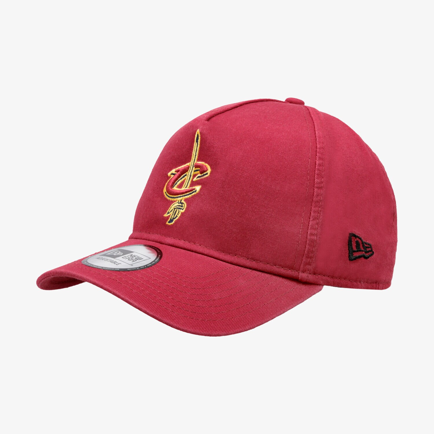 Czapka z daszkiem męska NEW ERA CZAPKA WASHED A FRAME CLEVELAND CAVS CLEVELAND CAVAL 80635997 BORDOWY