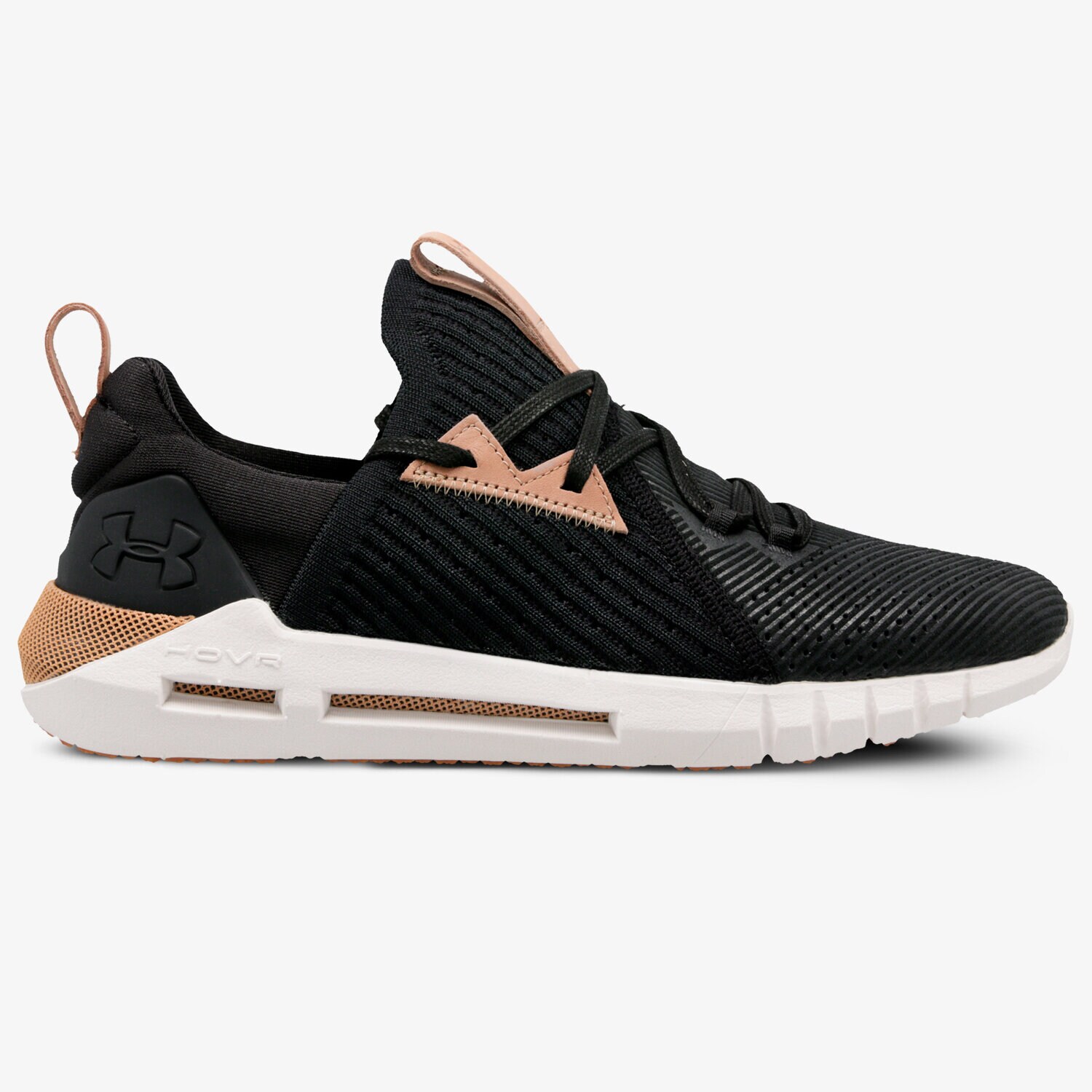 Buty sneakersy męskie UNDER ARMOUR HOVR SLK EVO PERF SUEDE 3021629-001 CZARNY