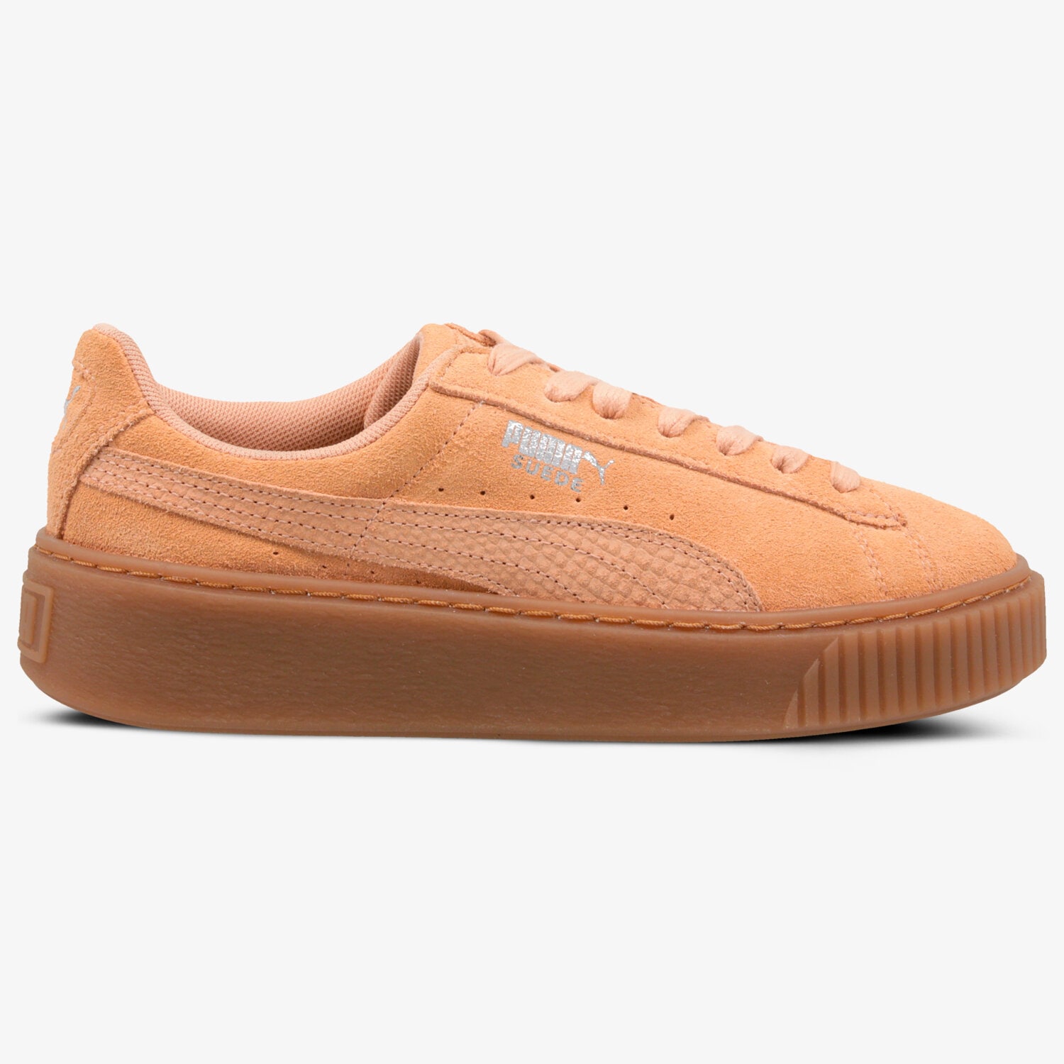 Buty sneakersy damskie PUMA SUEDE PLATFORM ANIMAL 36510905 RÓŻOWY