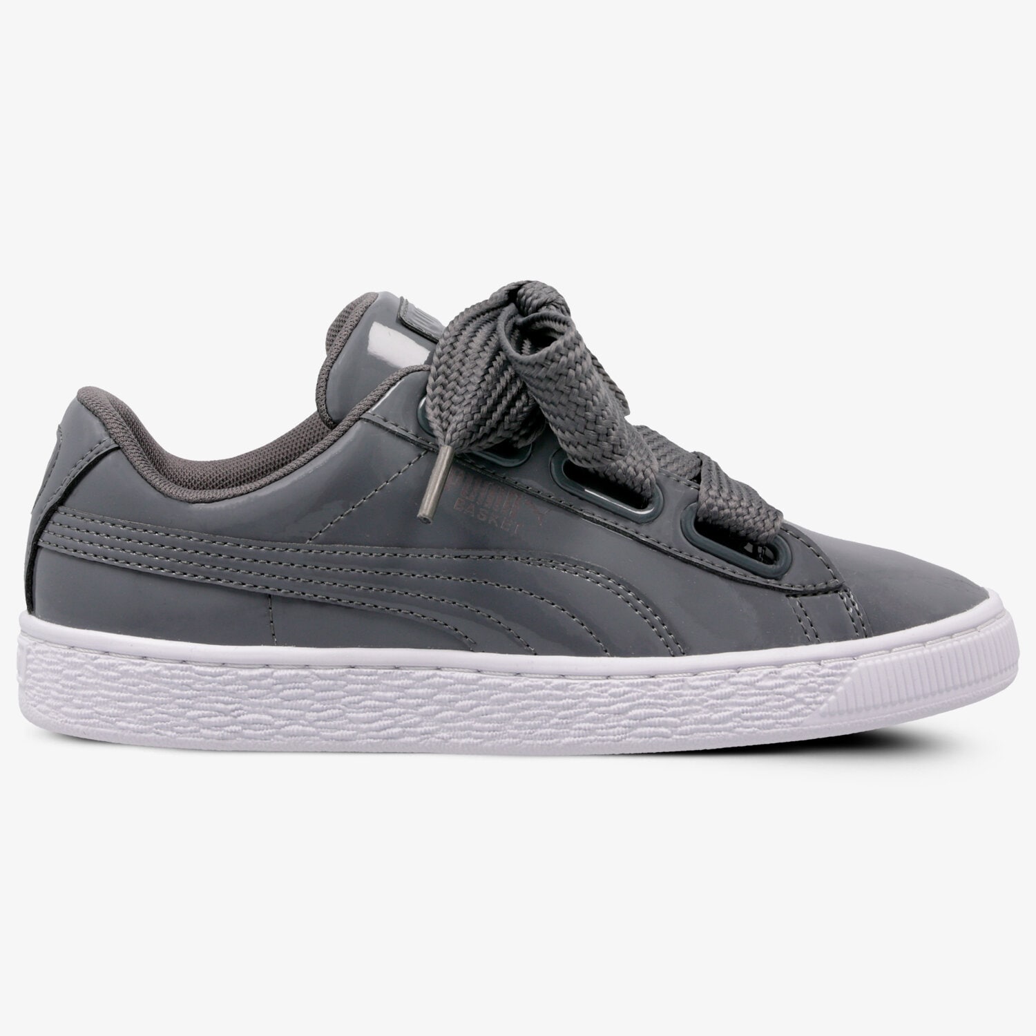 Buty sneakersy damskie PUMA BASKET HEART PATENT WN'S 36307317 SZARY