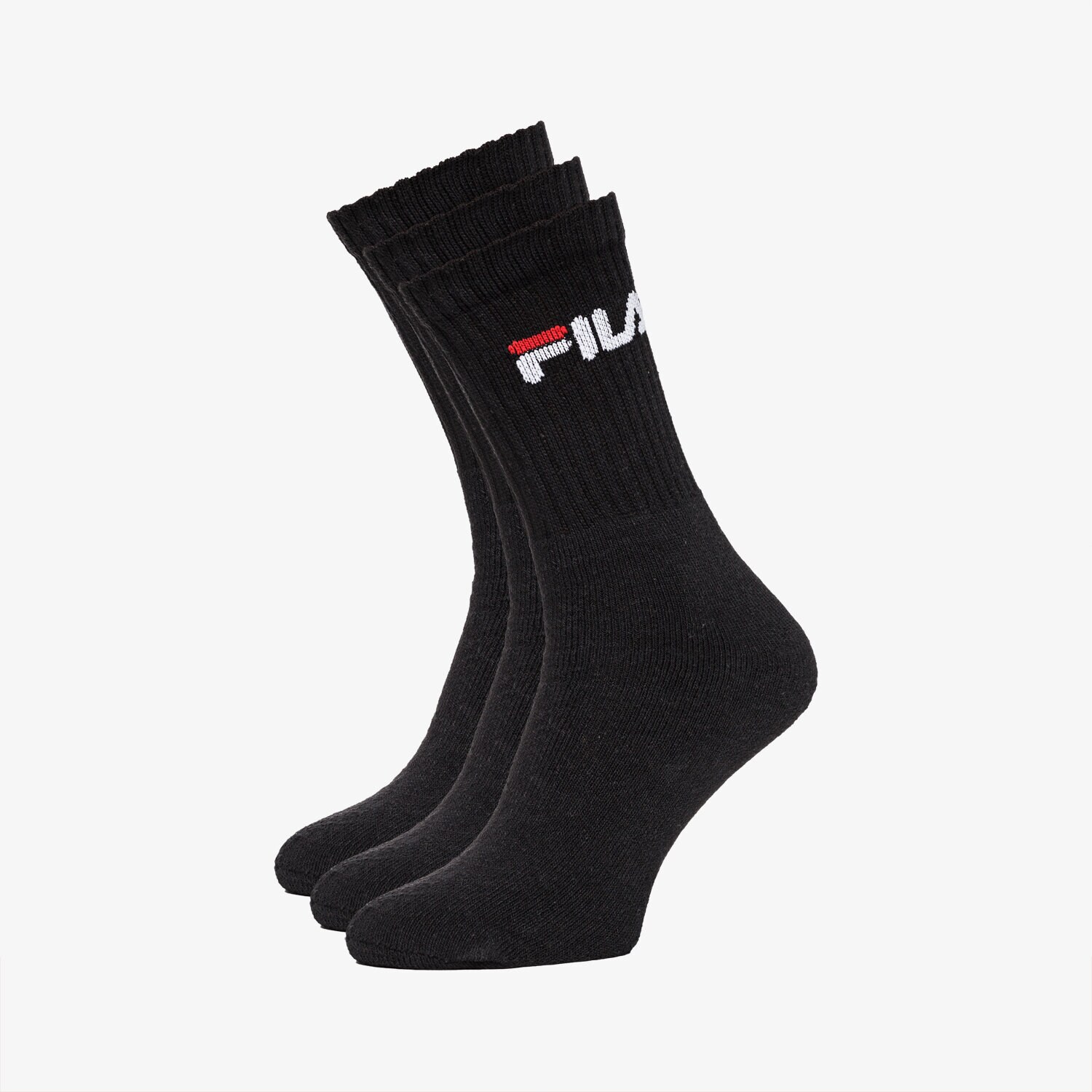 Skarpetki sportowe damskie FILA SKARPETY SPORT 3PACK F9505 BLACK F9505200 CZARNY
