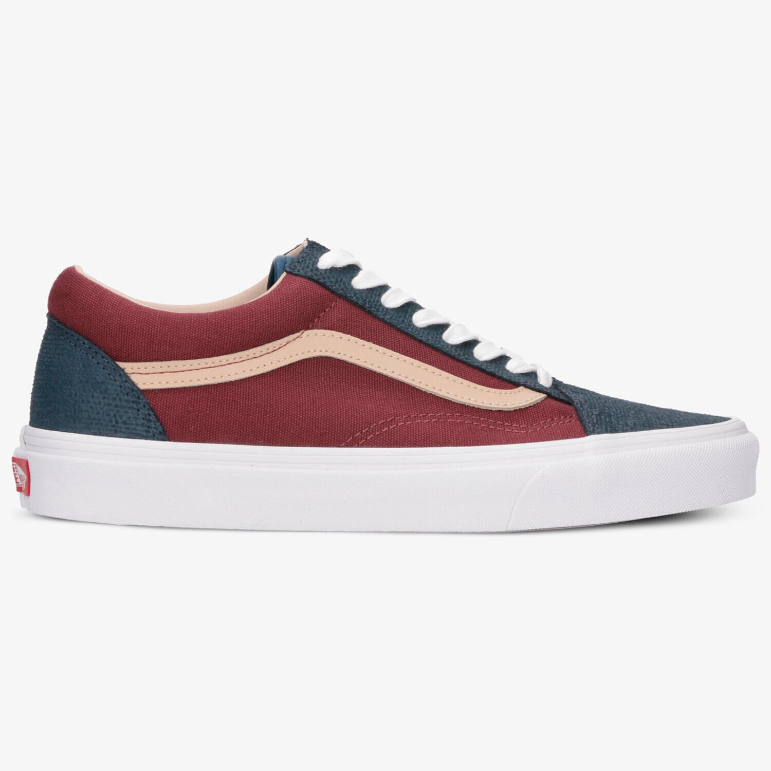 Buty sneakersy męskie VANS UA OLD SKOOL VN0A38G1VMNM BORDOWY