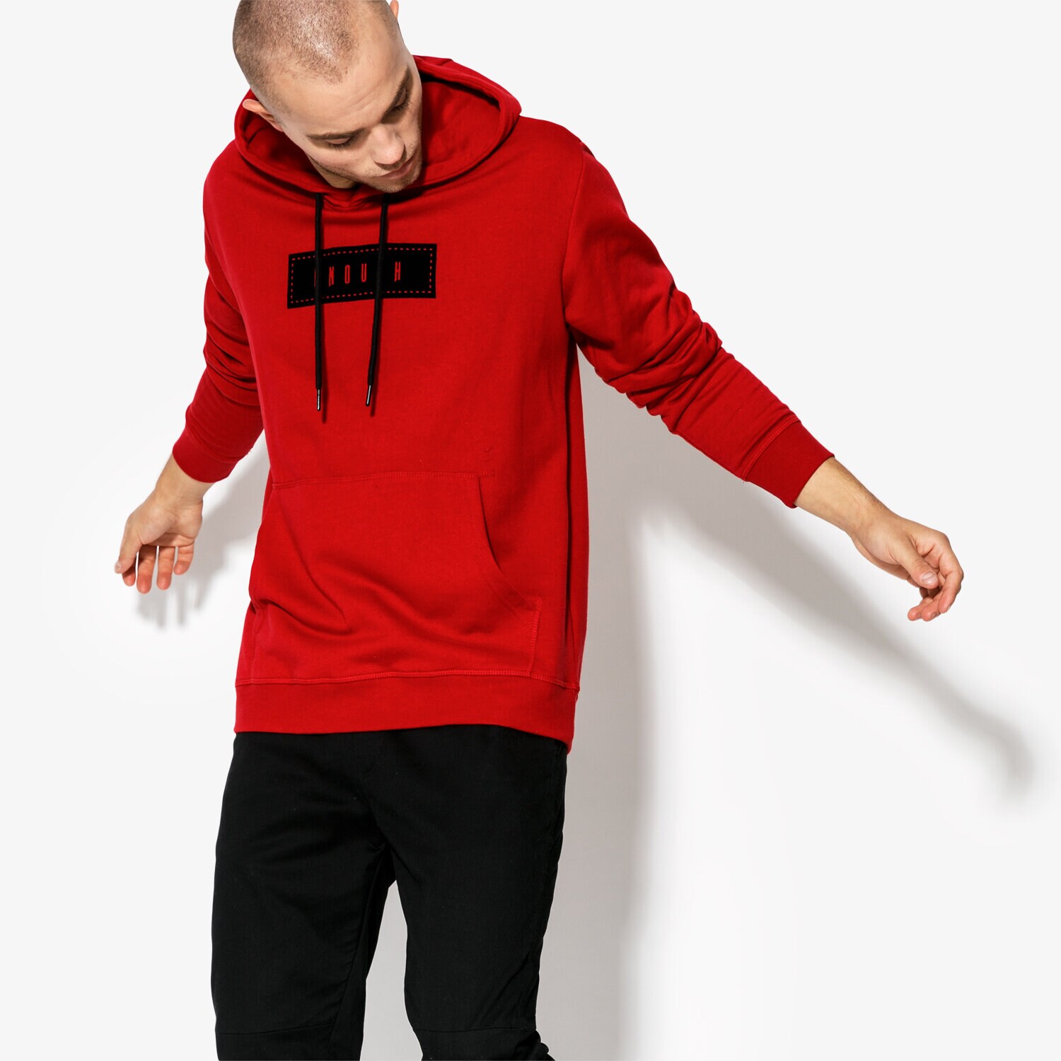 Bluza męska CONFRONT BLUZA BLASE CF38BLM32001 CZERWONY