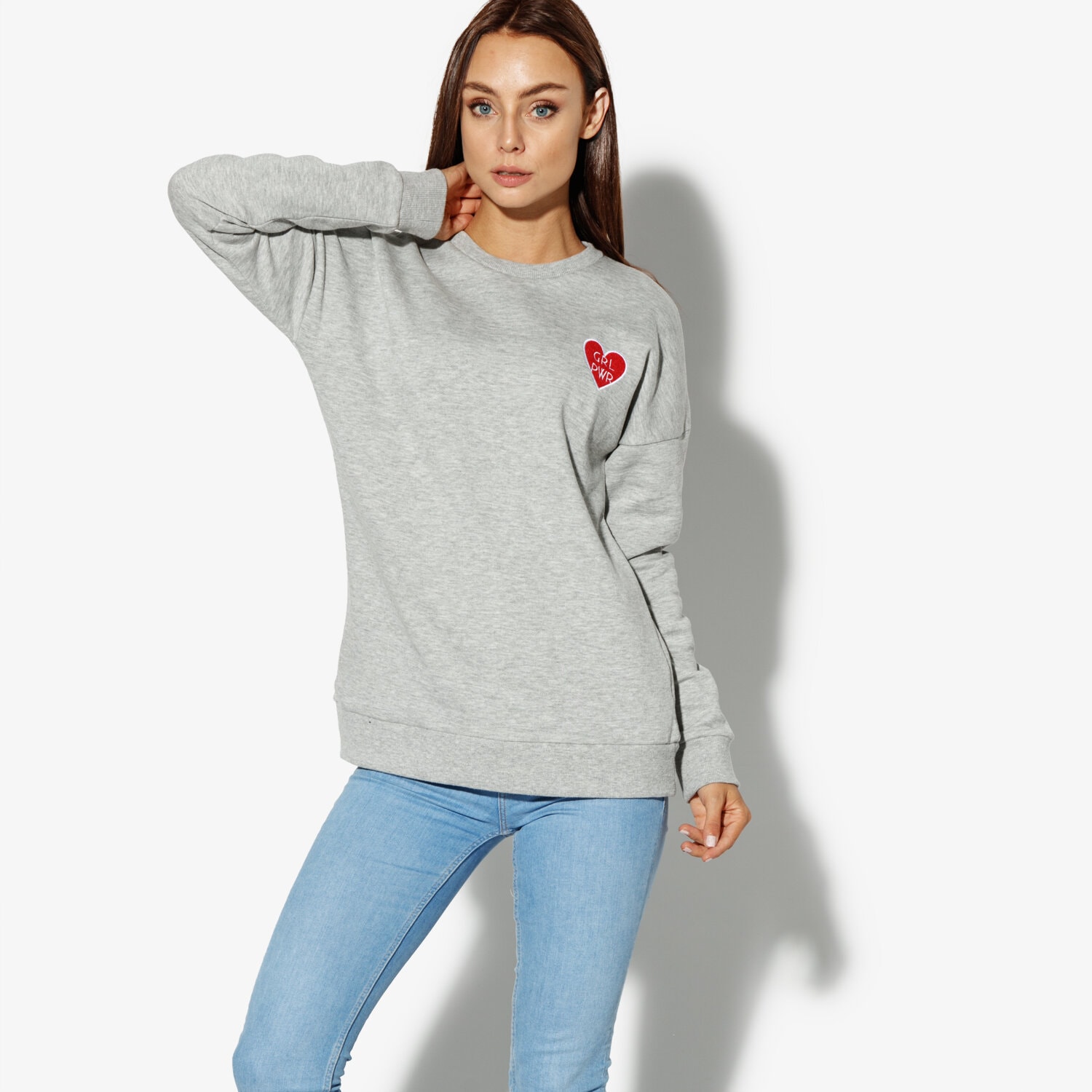 Bluza damska CONFRONT BLUZA LUI CF38BLD26001 SZARY