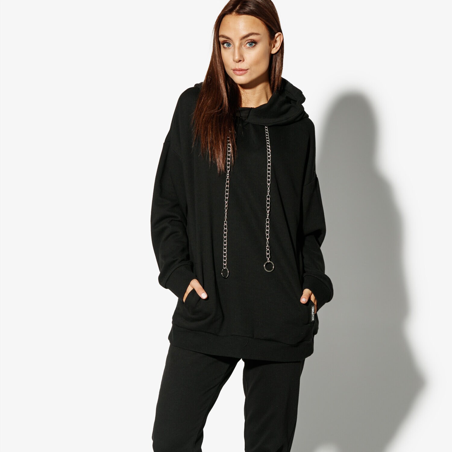 Bluza damska CONFRONT BLUZA GLAM CF38BLD25001 CZARNY