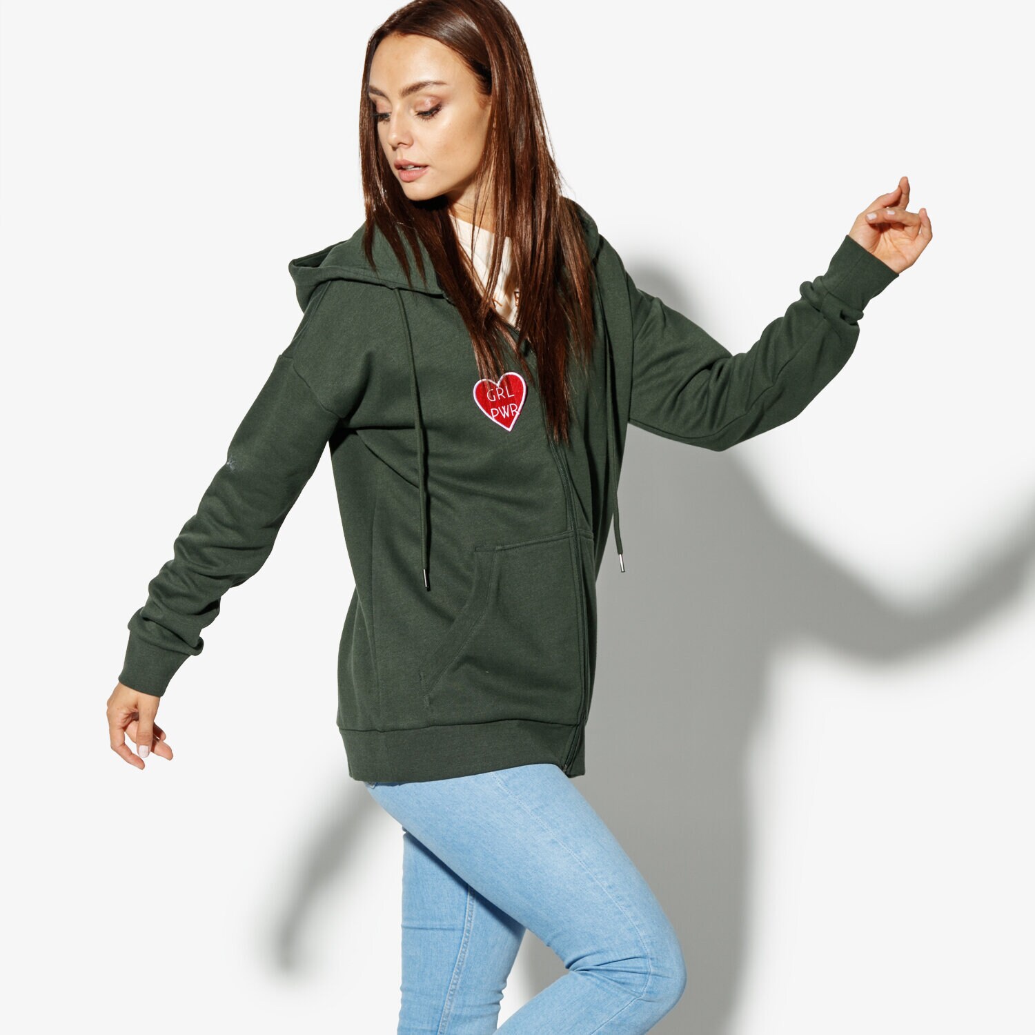 Bluza damska CONFRONT BLUZA DEMI CF38BLD27001 ZIELONY