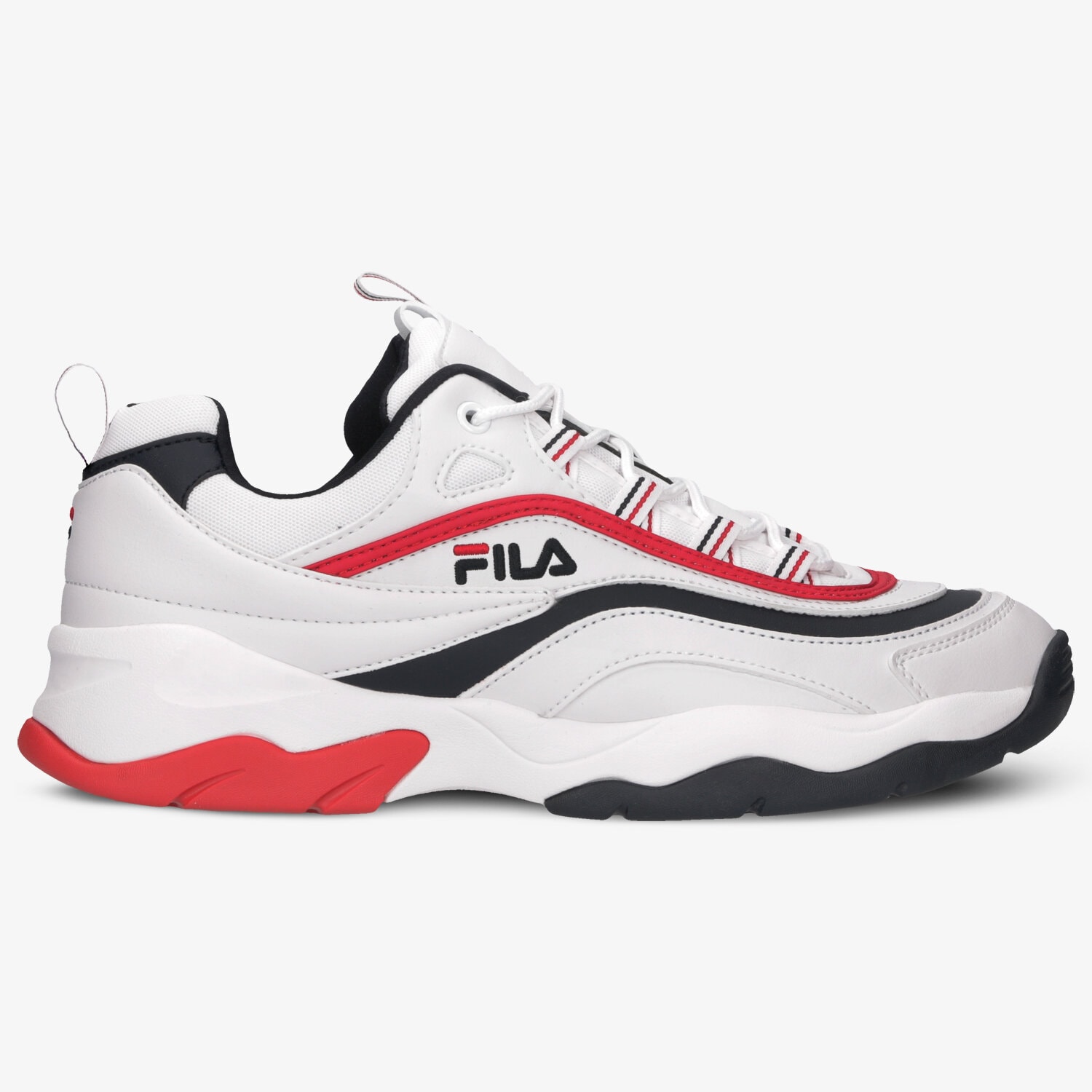 Buty sneakersy męskie FILA RAY F LOW 101057801M BIAŁY