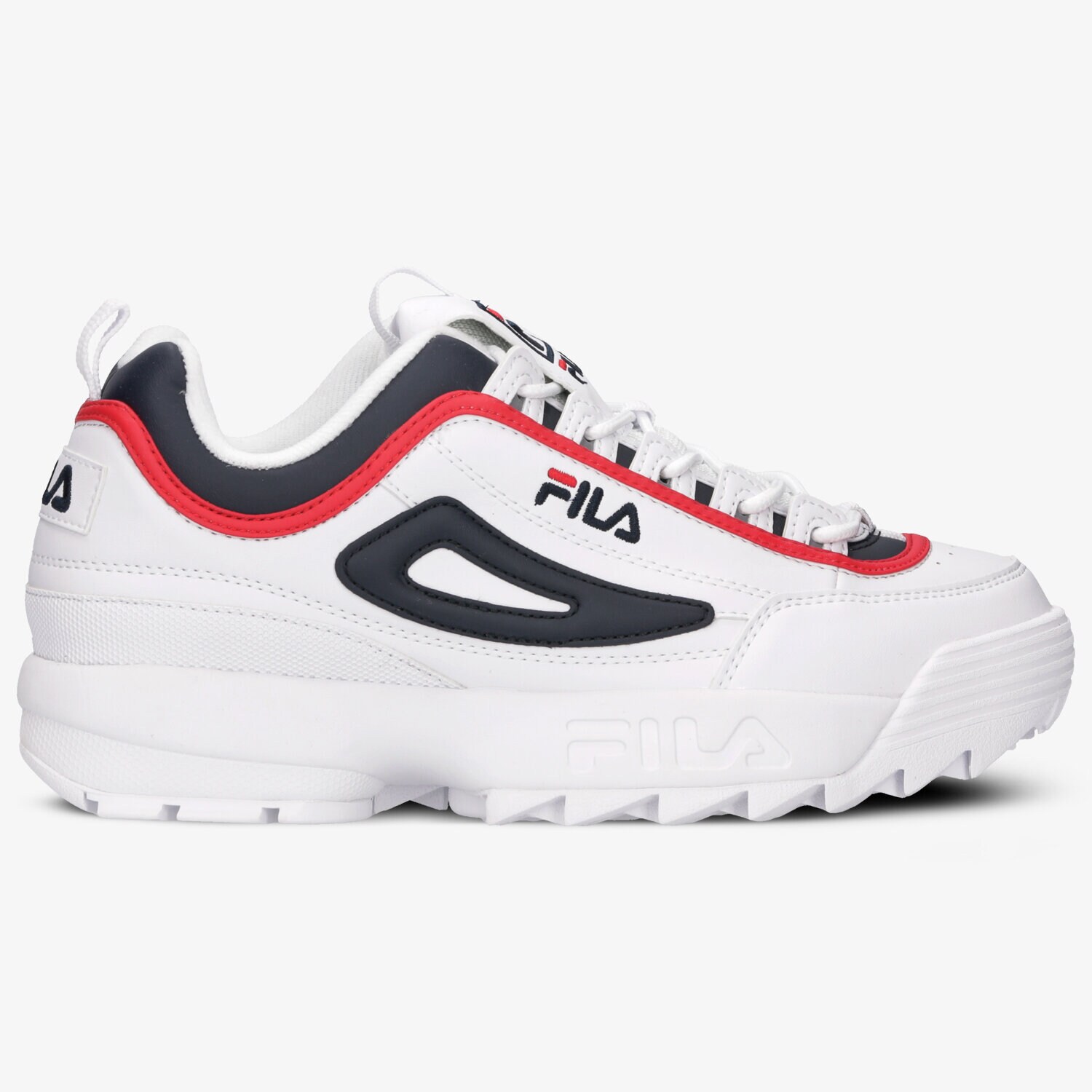 Buty sneakersy męskie FILA DISRUPTOR LOW 101057501M BIAŁY