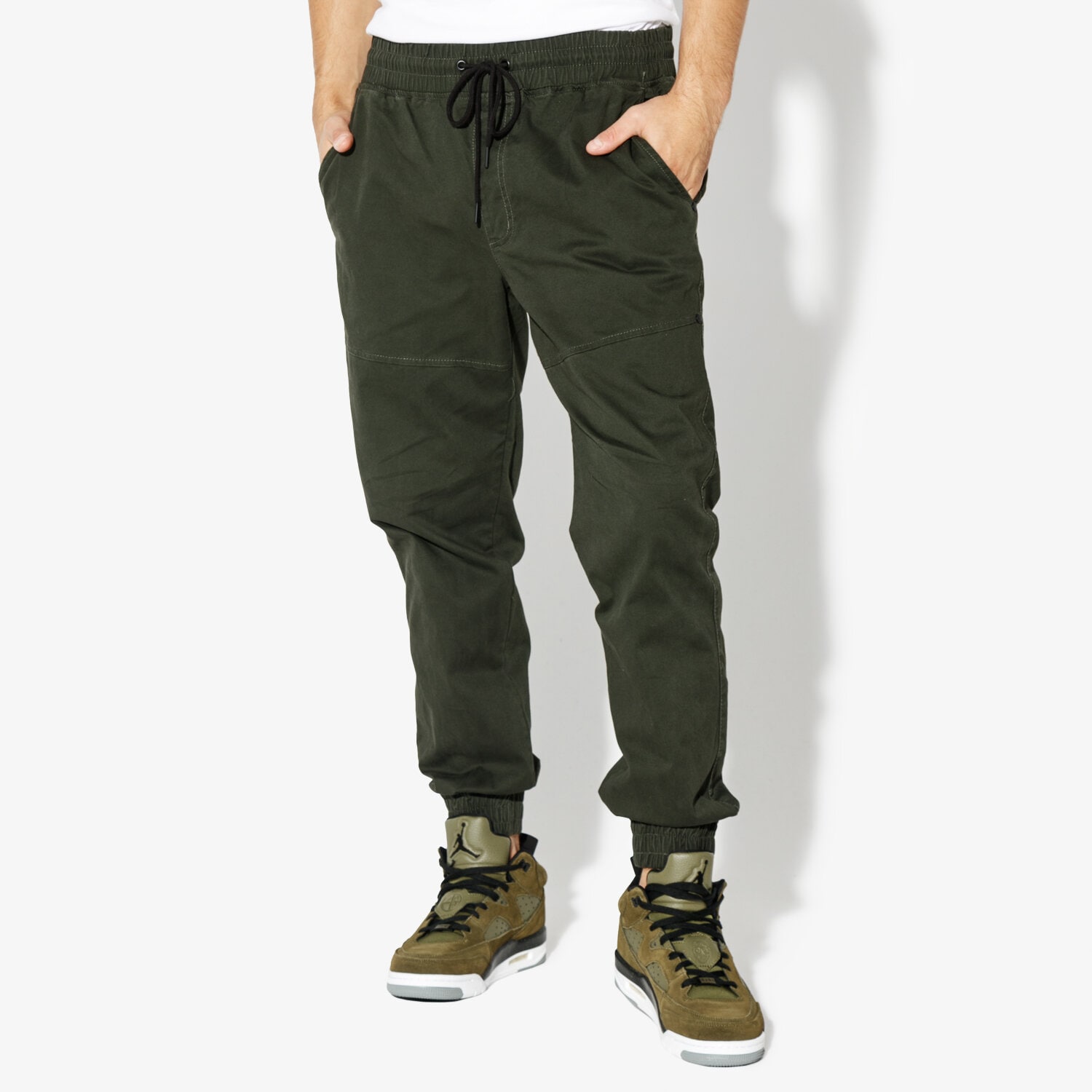 Spodnie sportowe męskie CONFRONT SPODNIE LAPIS CF38SPM12002 KHAKI