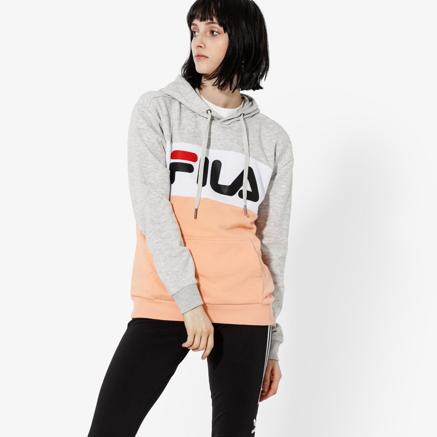 Bluza damska FILA BLUZA LORI HOODIE SWEAT 687042A064 RÓŻOWY