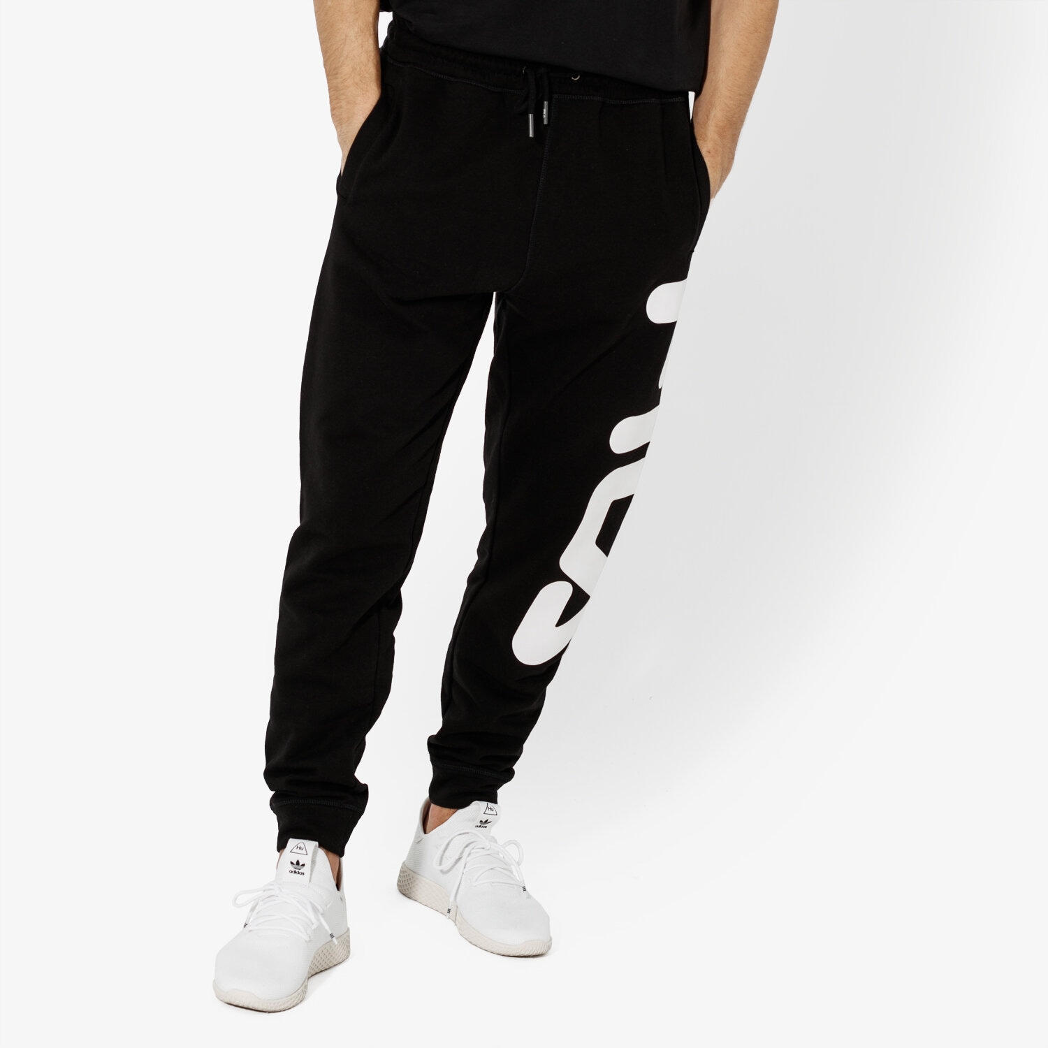 Spodnie sportowe męskie FILA SPODNIE PURE BASIC PANTS 681094002 CZARNY