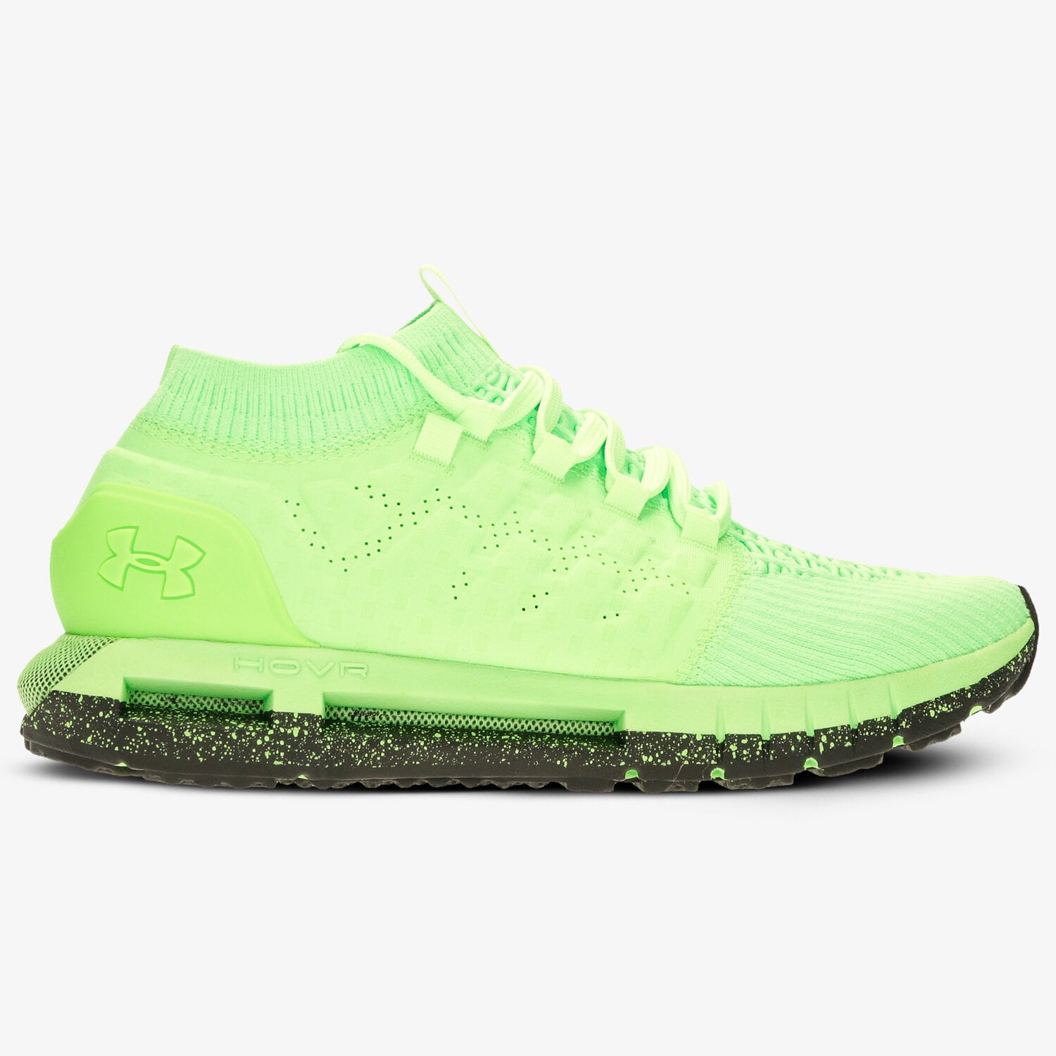 Buty sneakersy męskie UNDER ARMOUR HOVR PHANTOM HIGHLIGHTER 3022397-301 ZIELONY