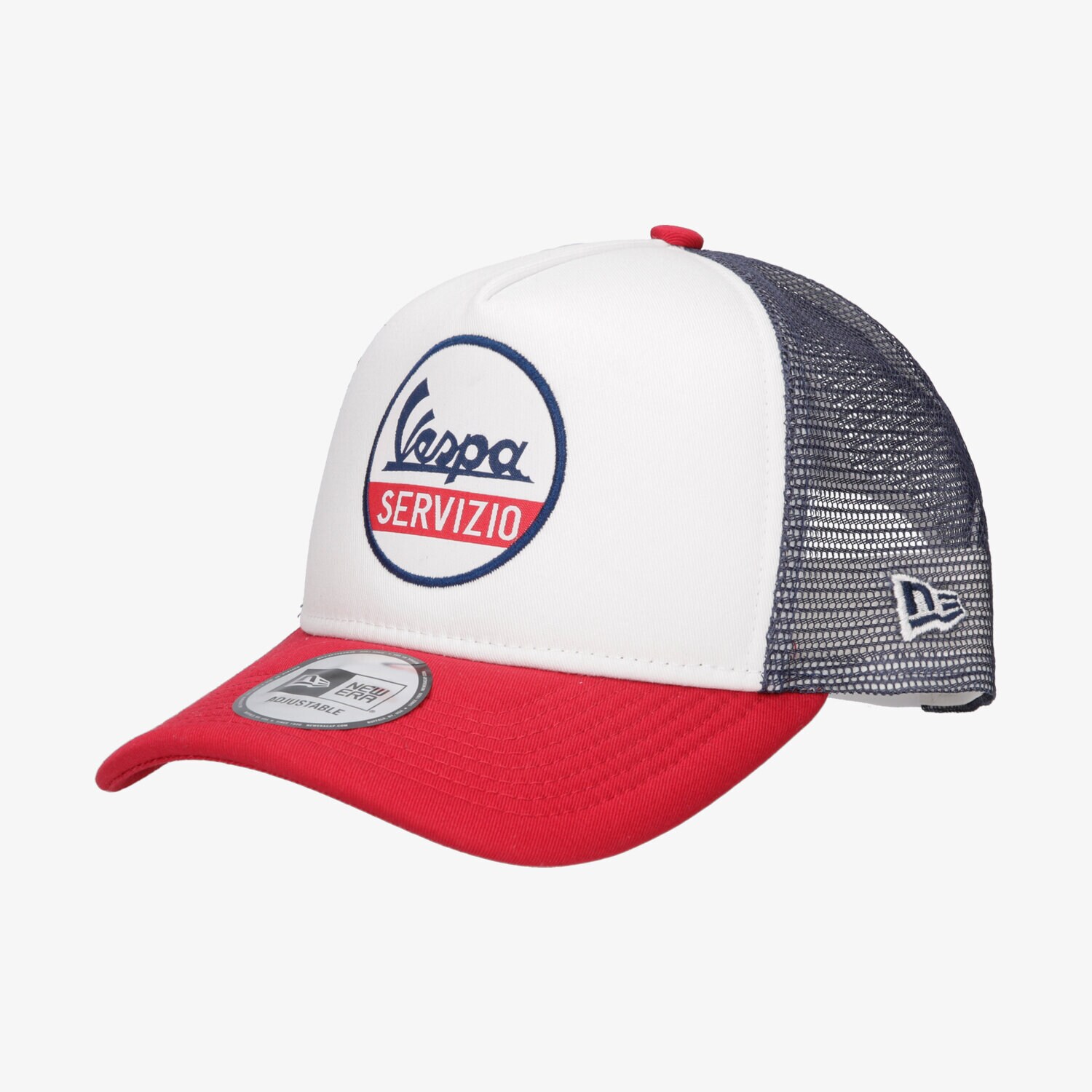 Czapka z daszkiem męska NEW ERA CZAPKA VESPA WHITE RUBBER LOGO WHT TRK 11871316 BIAŁY