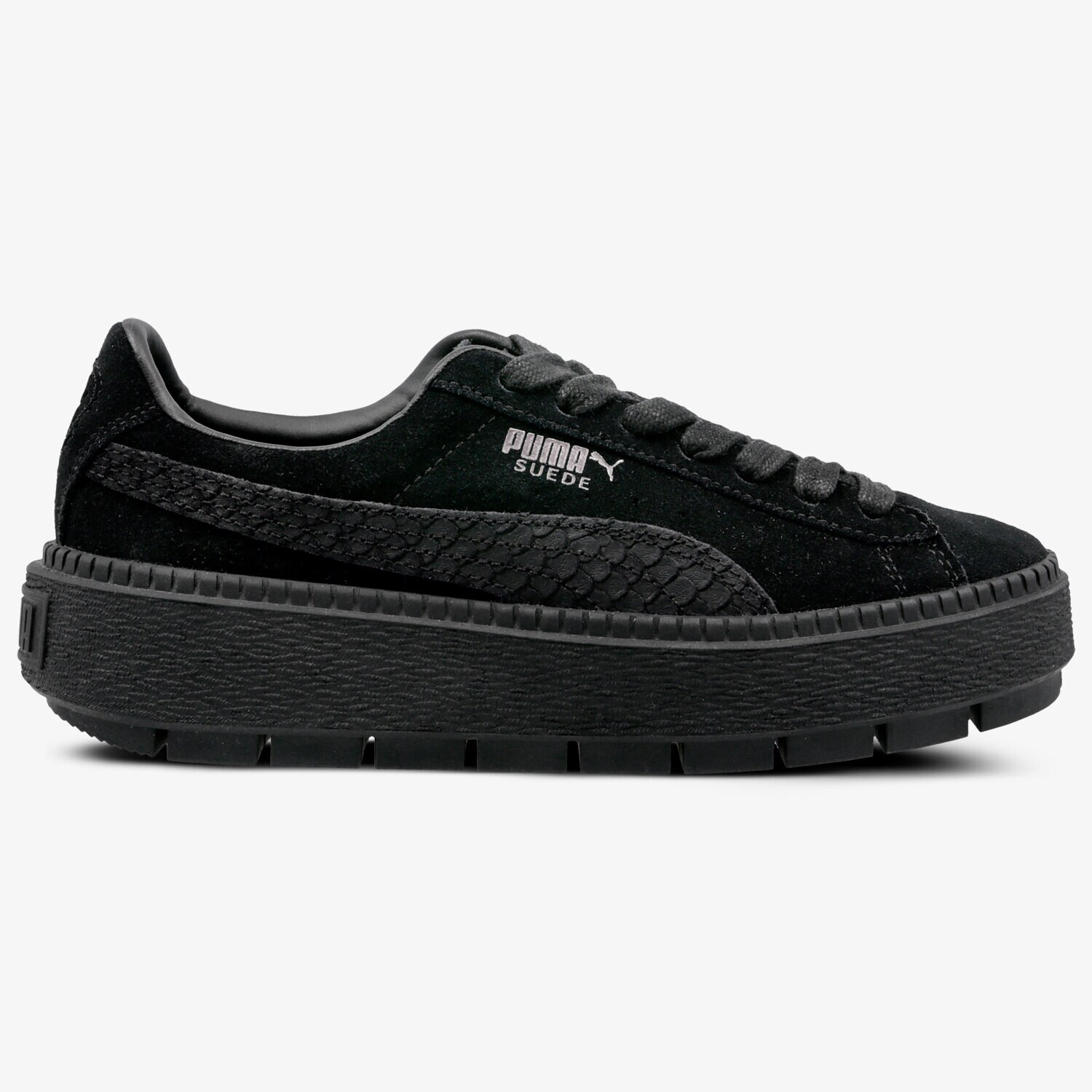 Buty sneakersy damskie PUMA SUEDE PLATFORM TRACE ANIMAL 36781401 CZARNY