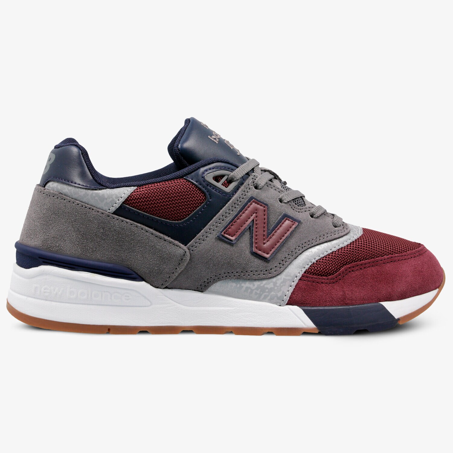 Buty sneakersy męskie NEW BALANCE ML597BGN ML597BGN SZARY