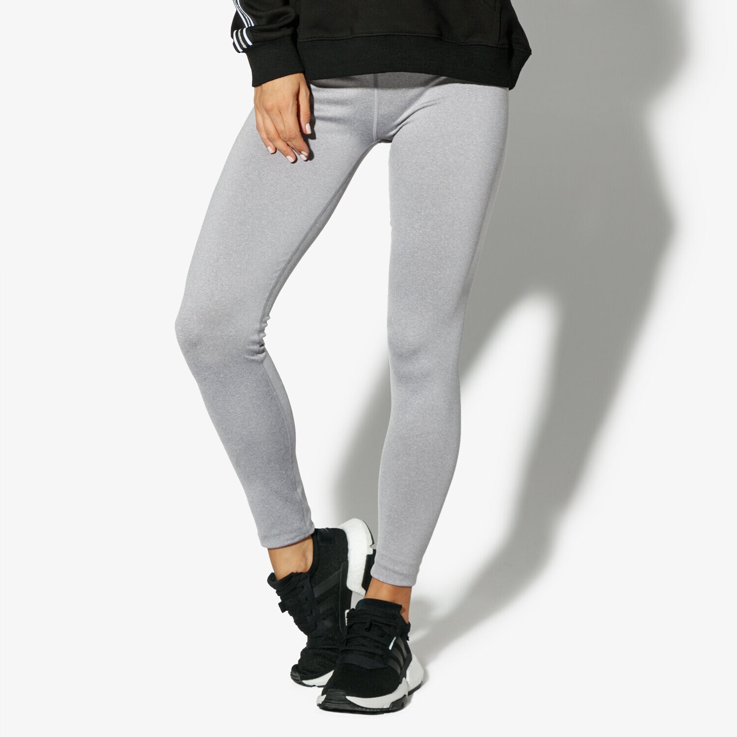 Spodnie sportowe damskie CONFRONT LEGGINSY LIZZIE CF38SPD24002 SZARY