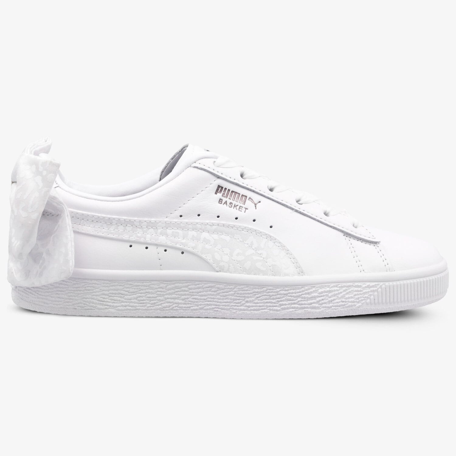 Puma basket bow leather animal shop