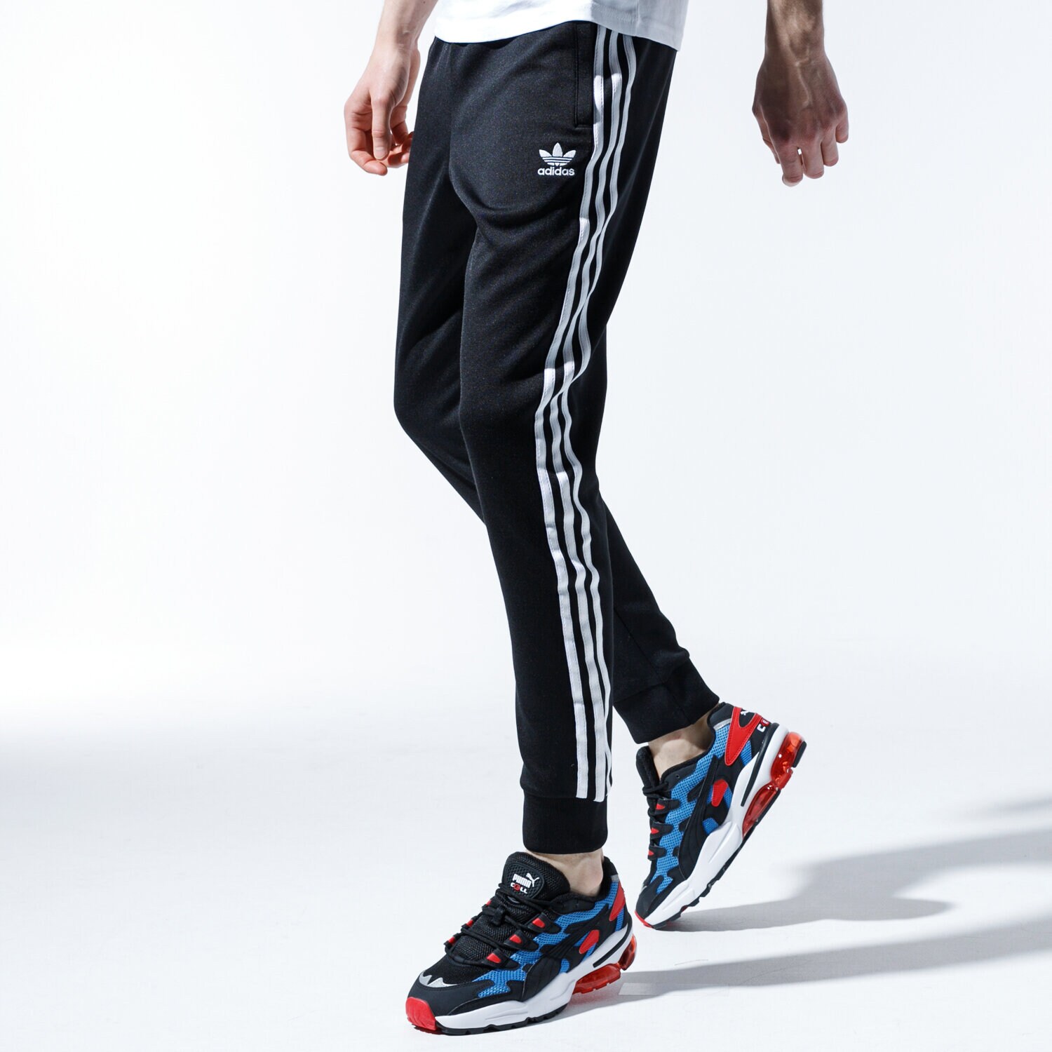 Spodnie sportowe męskie ADIDAS SPODNIE SST TPBLACK CW1275 CZARNY