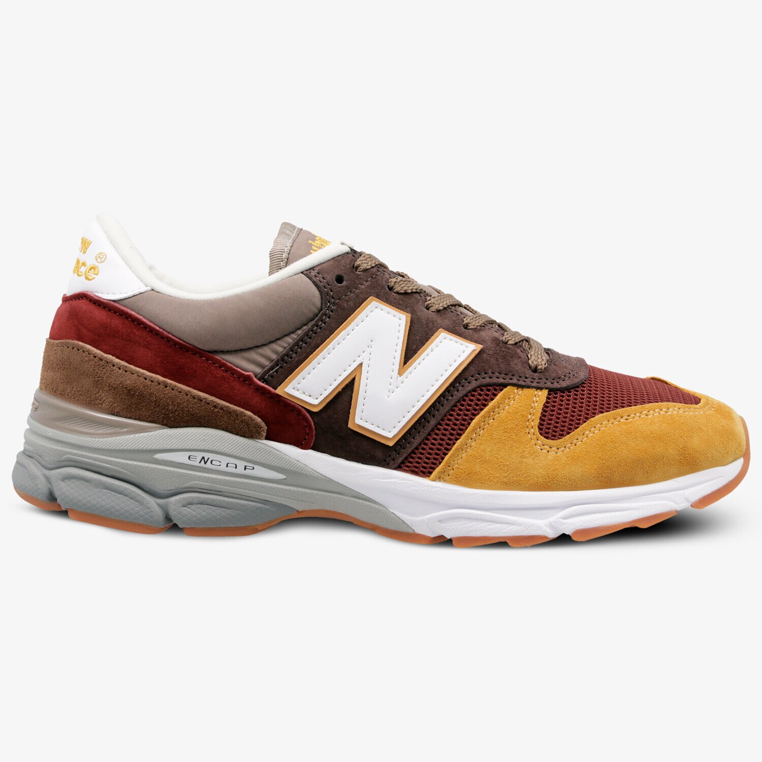 Buty sneakersy męskie NEW BALANCE M7709FT M7709FT BORDOWY