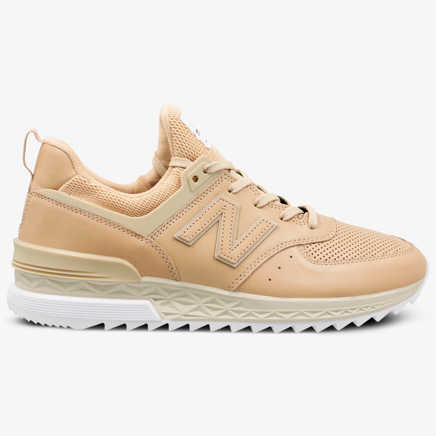 Buty sneakersy męskie NEW BALANCE MS574LSR MS574LSR BEŻOWY