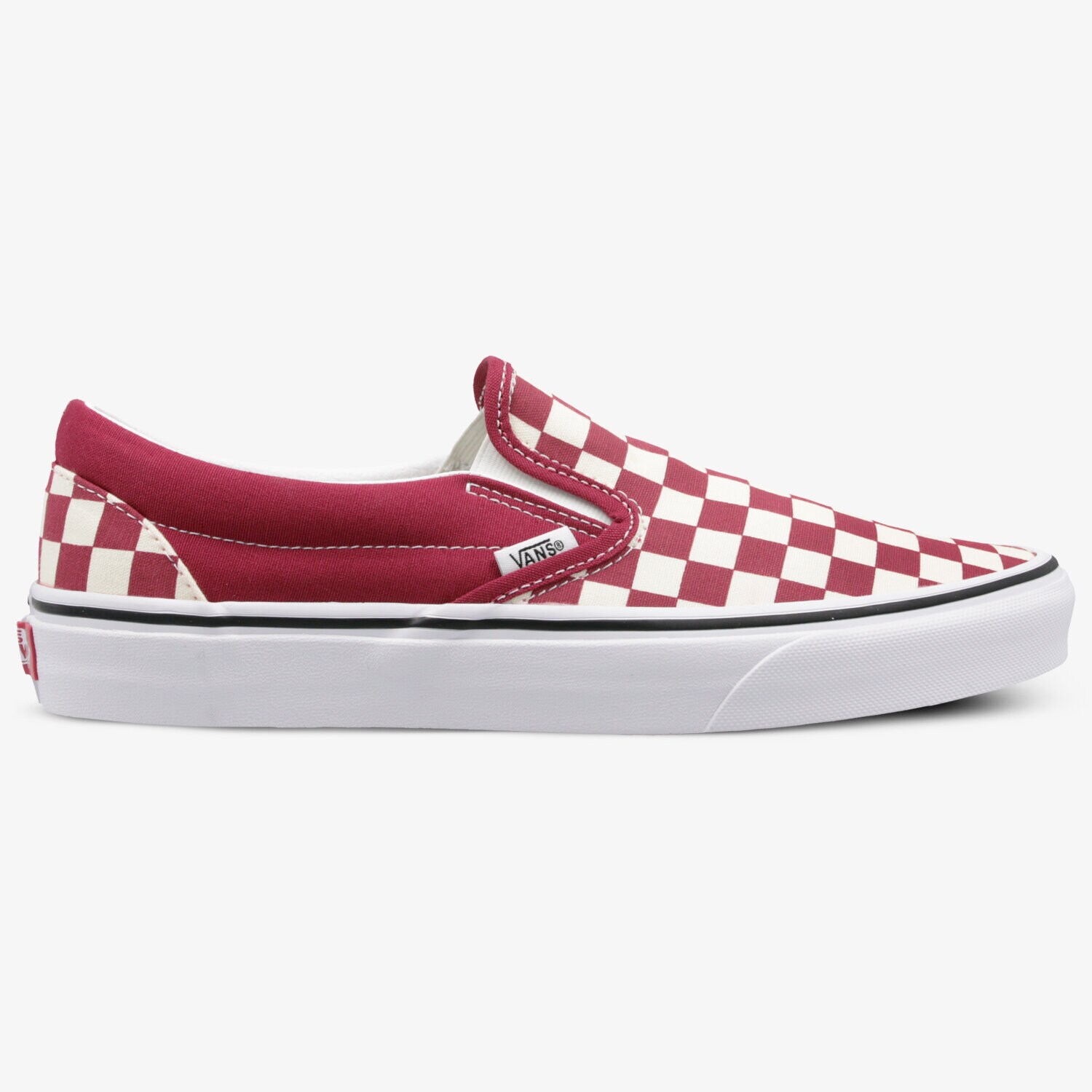 Buty sneakersy męskie VANS UA CLASSIC SLIP-ON VN0A38F7VLW1 BORDOWY